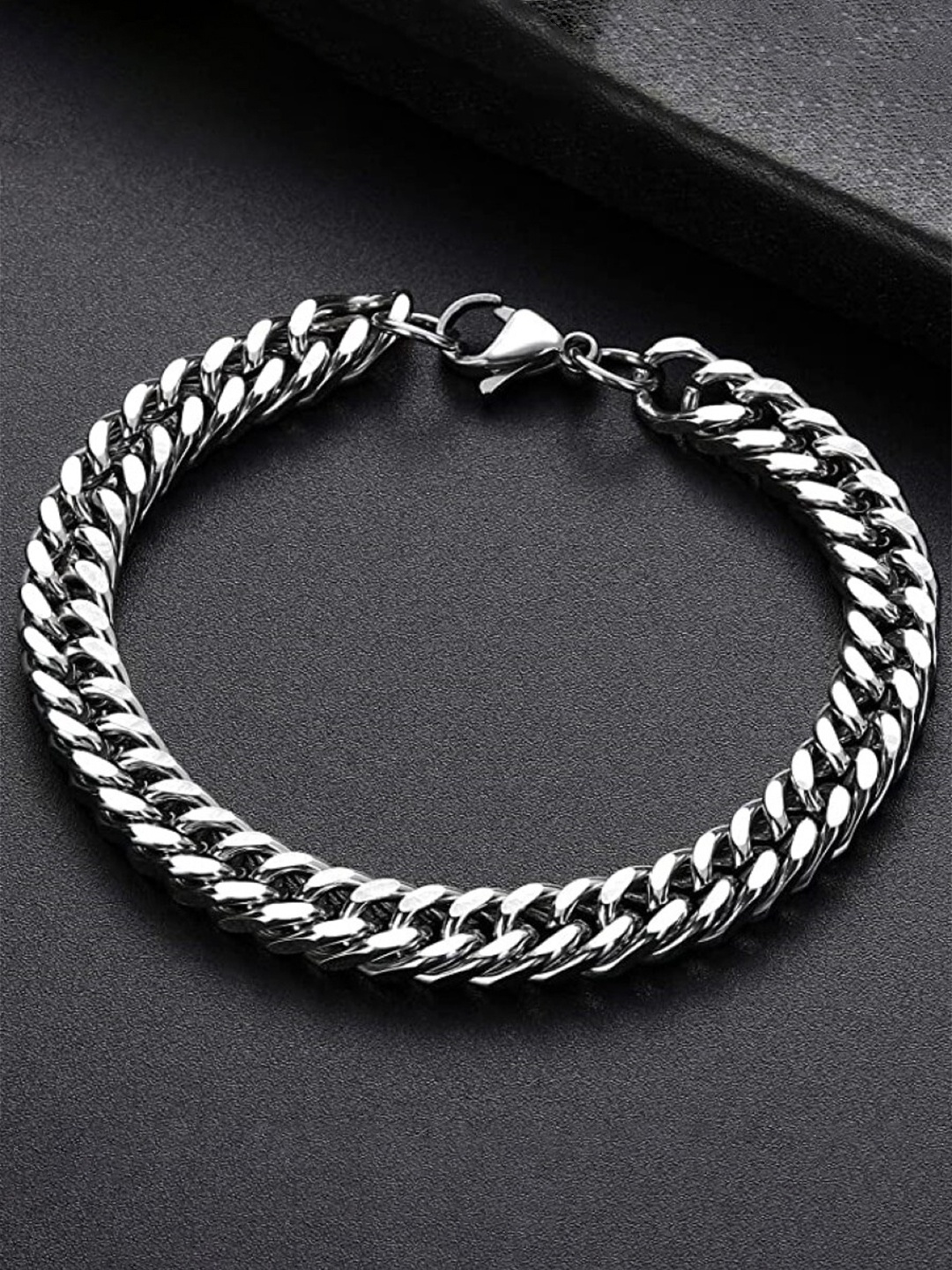 

EL REGALO Men Link Bracelet, Silver