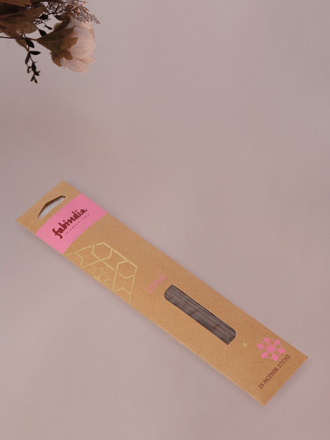 

Fabindia Brown 25Pcs Wooden Lotus Incense Sticks