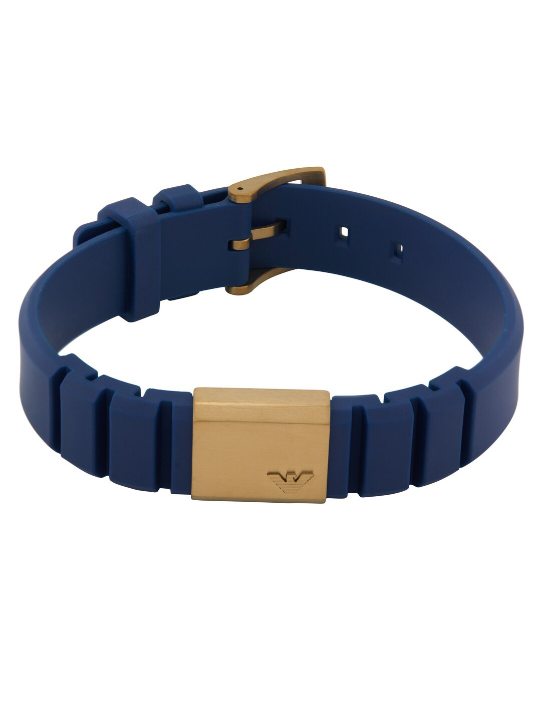 

Emporio Armani Men 92.5 Stainless Steel Wraparound Bracelet, Blue