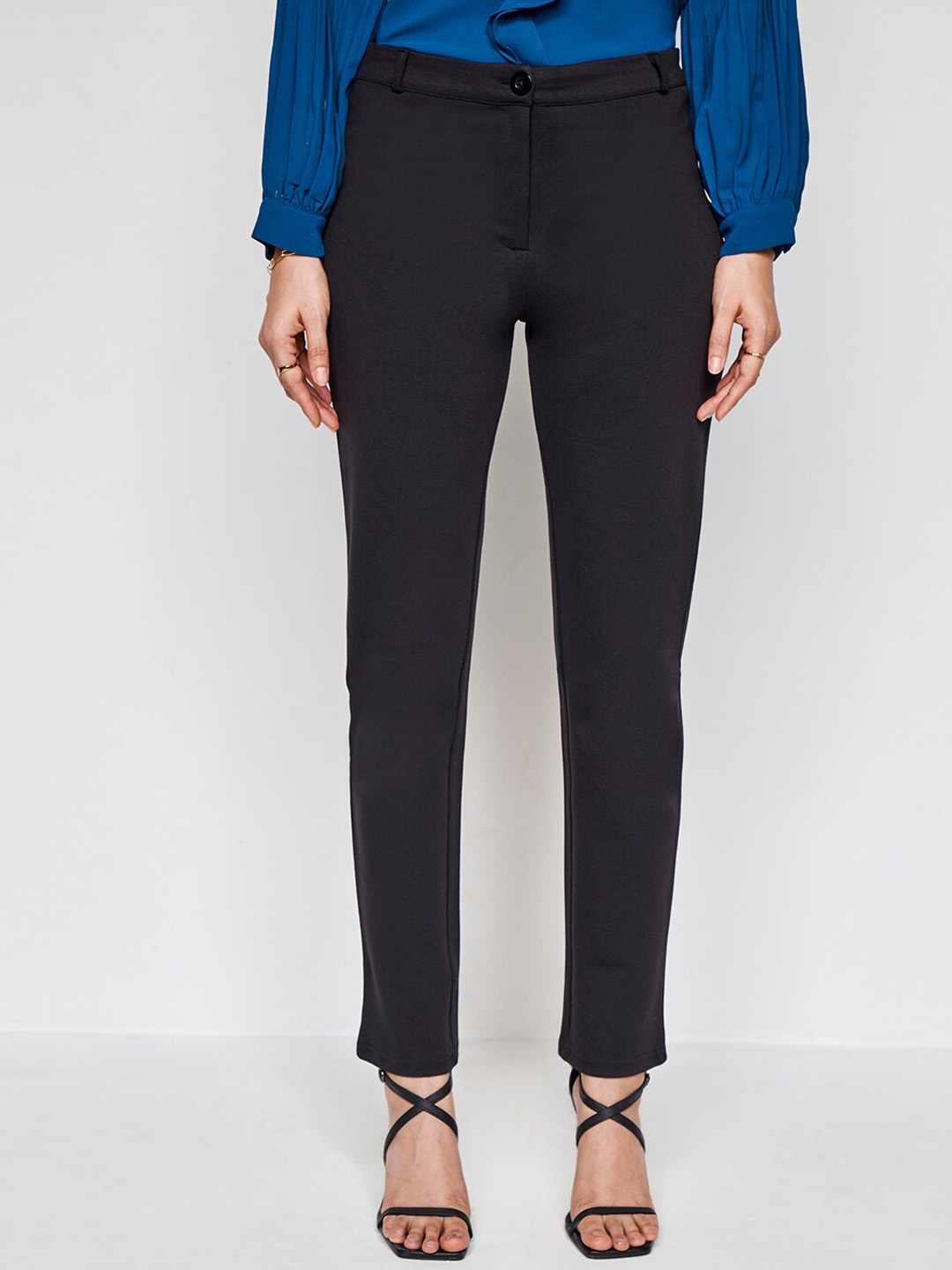 

AND Women Mid-Rise Trouser, Black