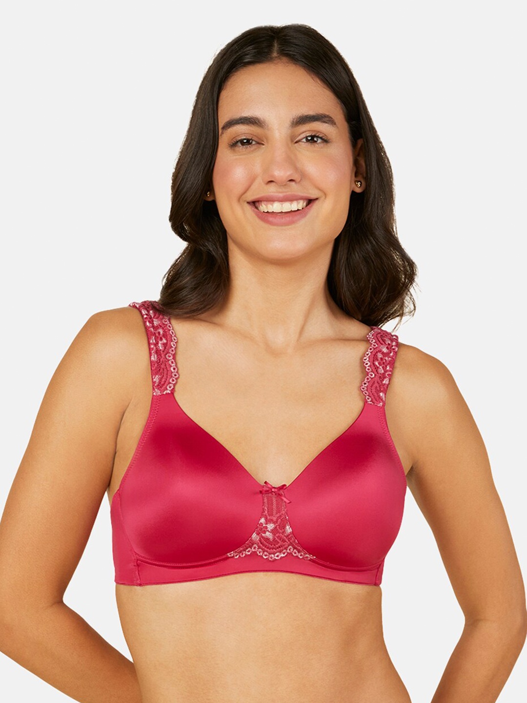 

Triumph Lightly Padded Full Coverage T-shirt Bra With All Day Comfort, Pink