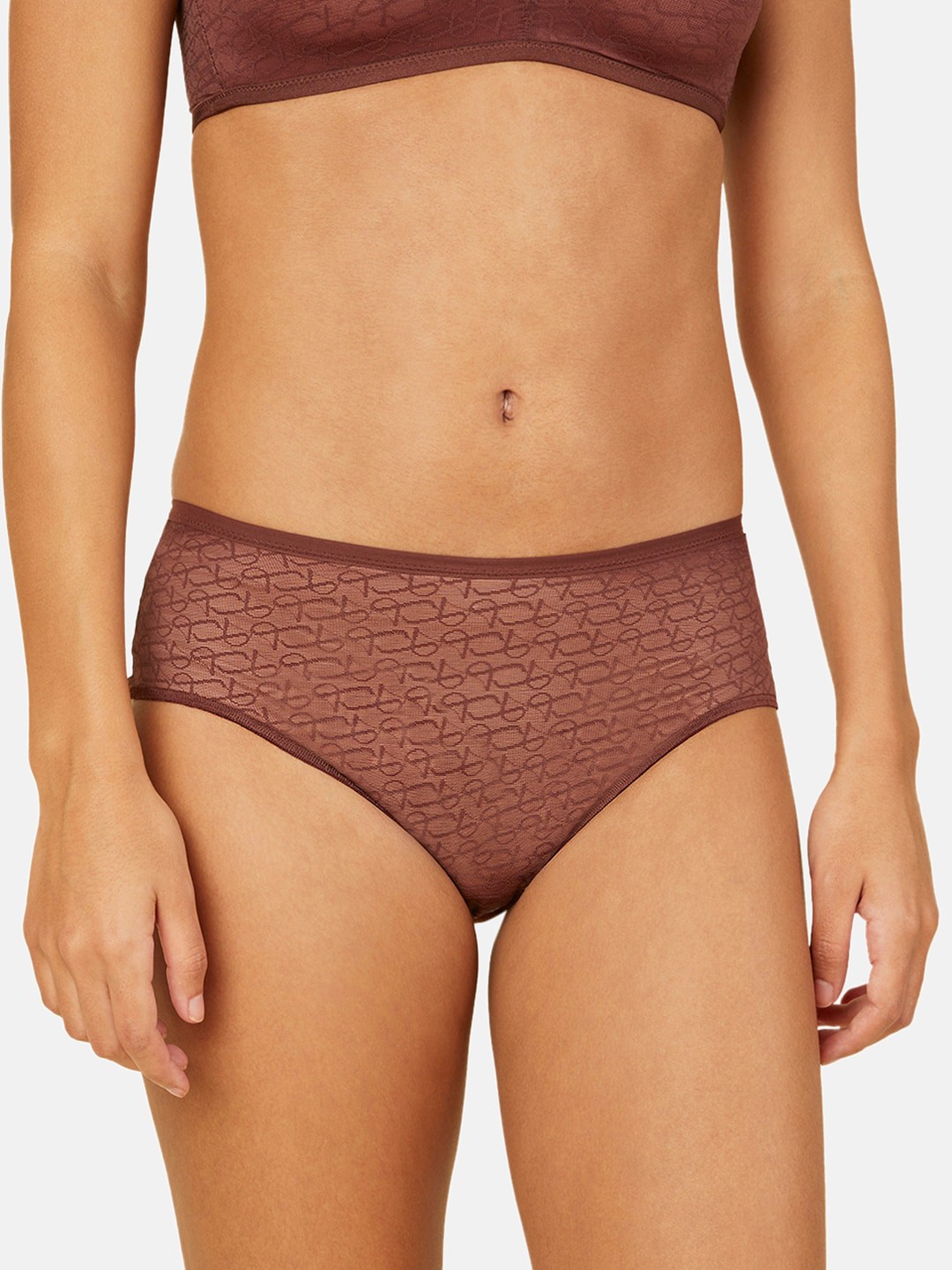 

Triumph Self Design Anti-Odour Hipster Briefs, Brown