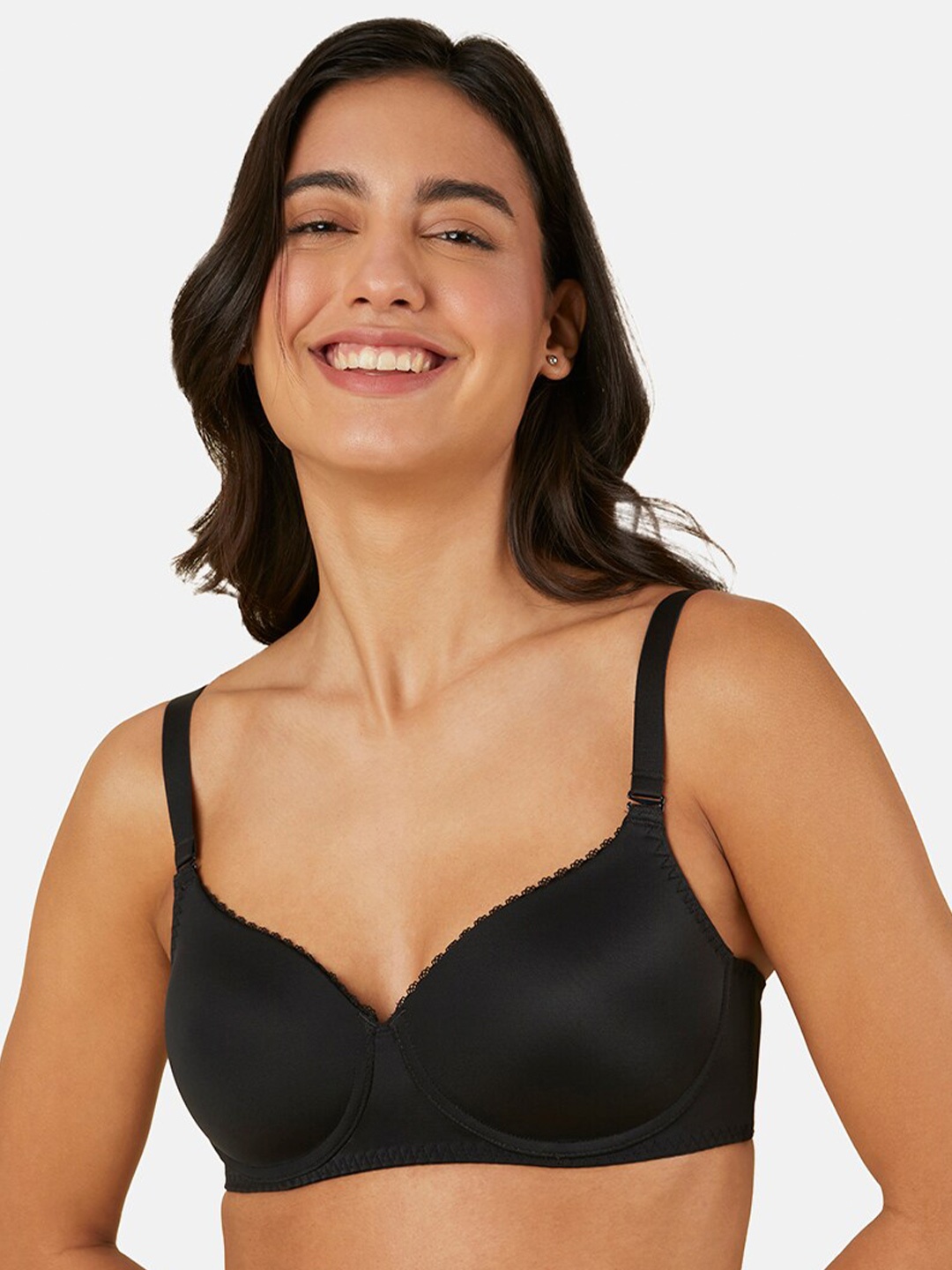 

Triumph Lightly Padded Full Coverage T-shirt Bra With All Day Comfort, Black