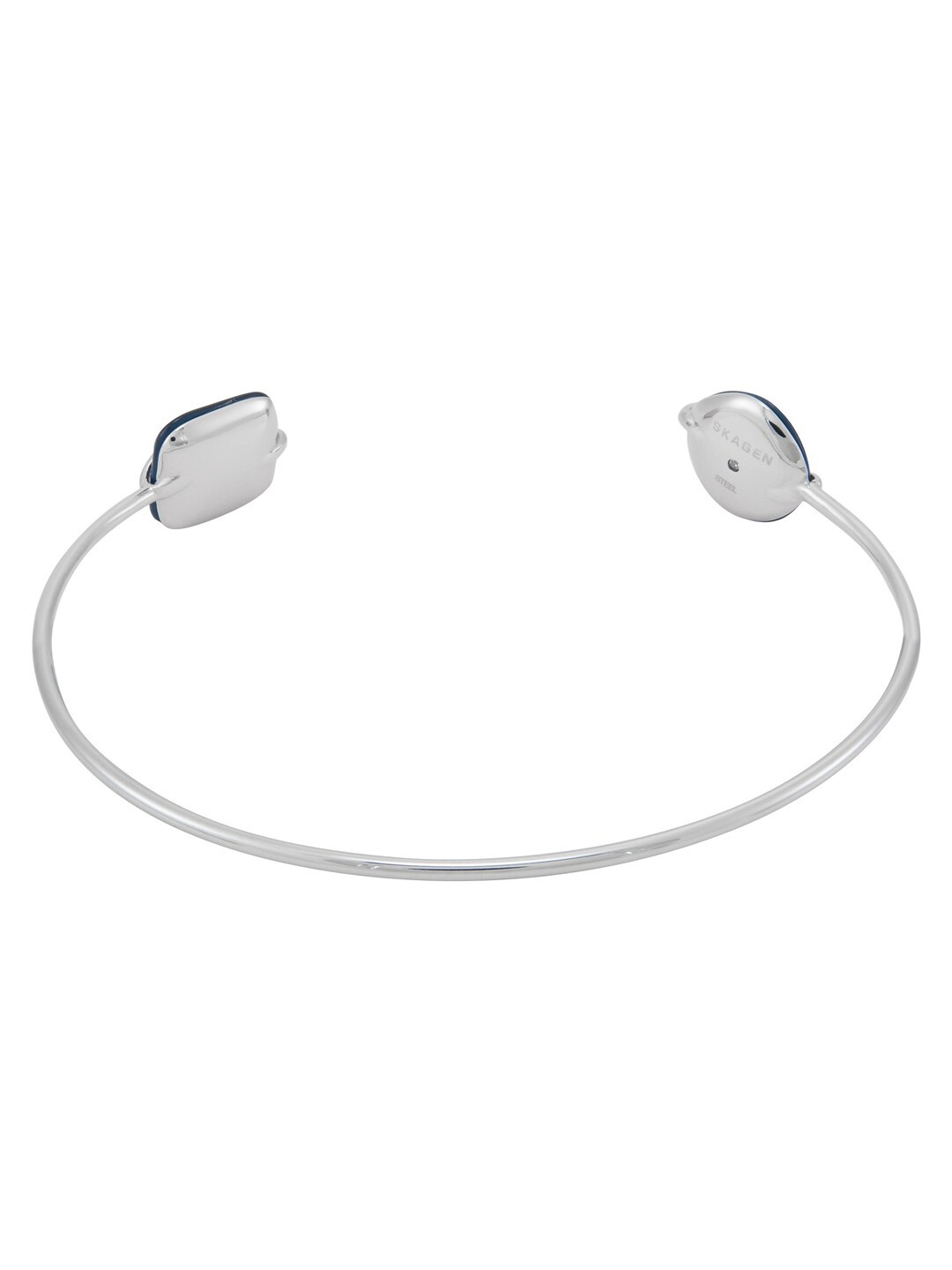 

SKAGEN Stainless Steel Stones Studded Cuff Bracelet, Silver