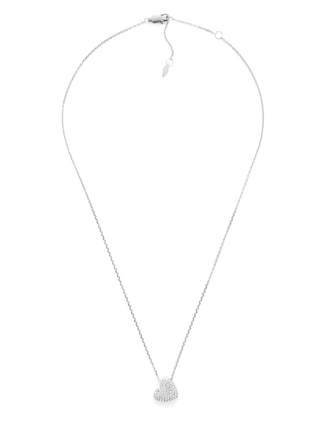 

Fossil Stainless Steel Stone Studded Minimal Chain, Silver
