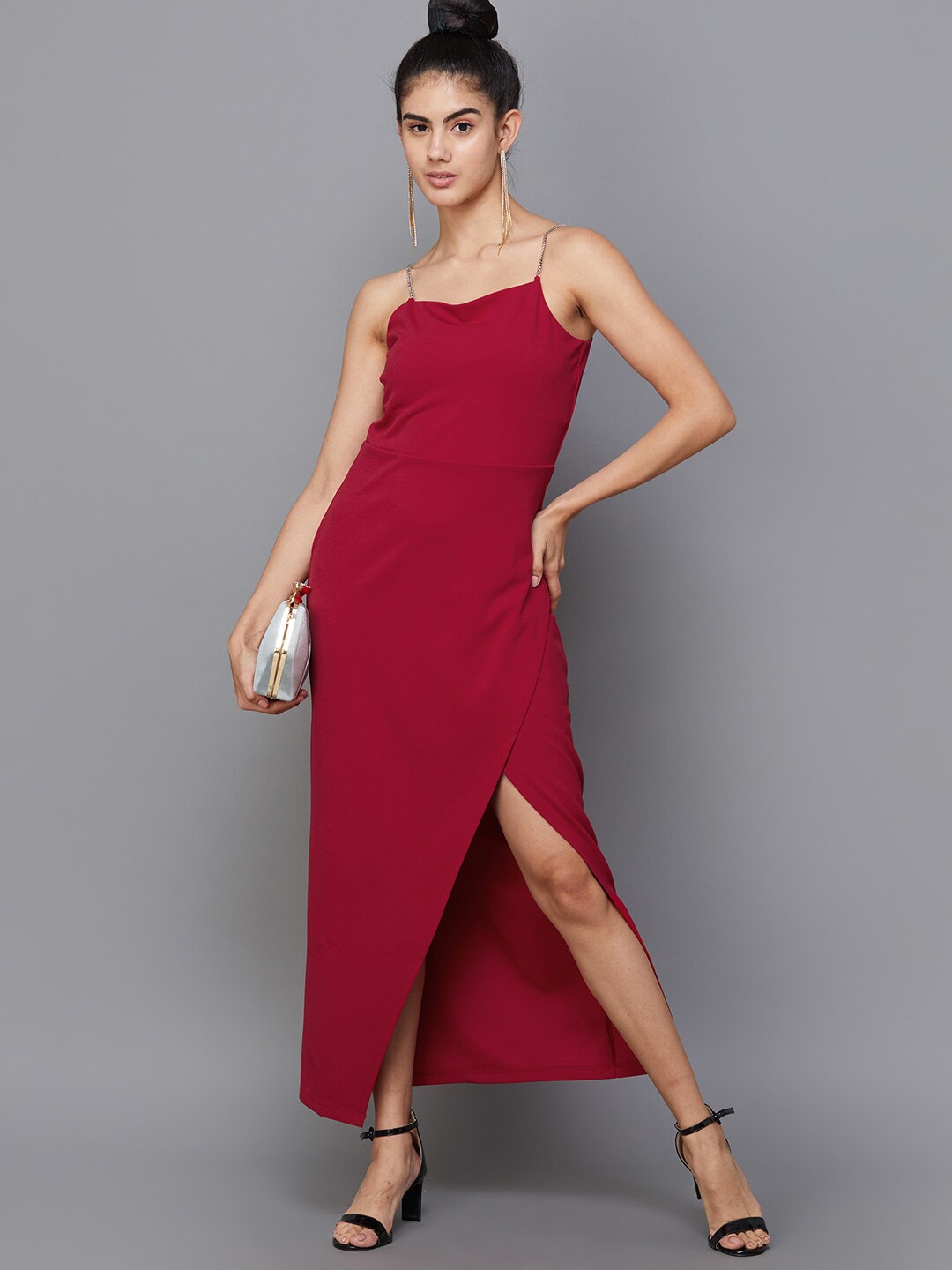 

CODE by Lifestyle Sleeveless Maxi Dress, Red