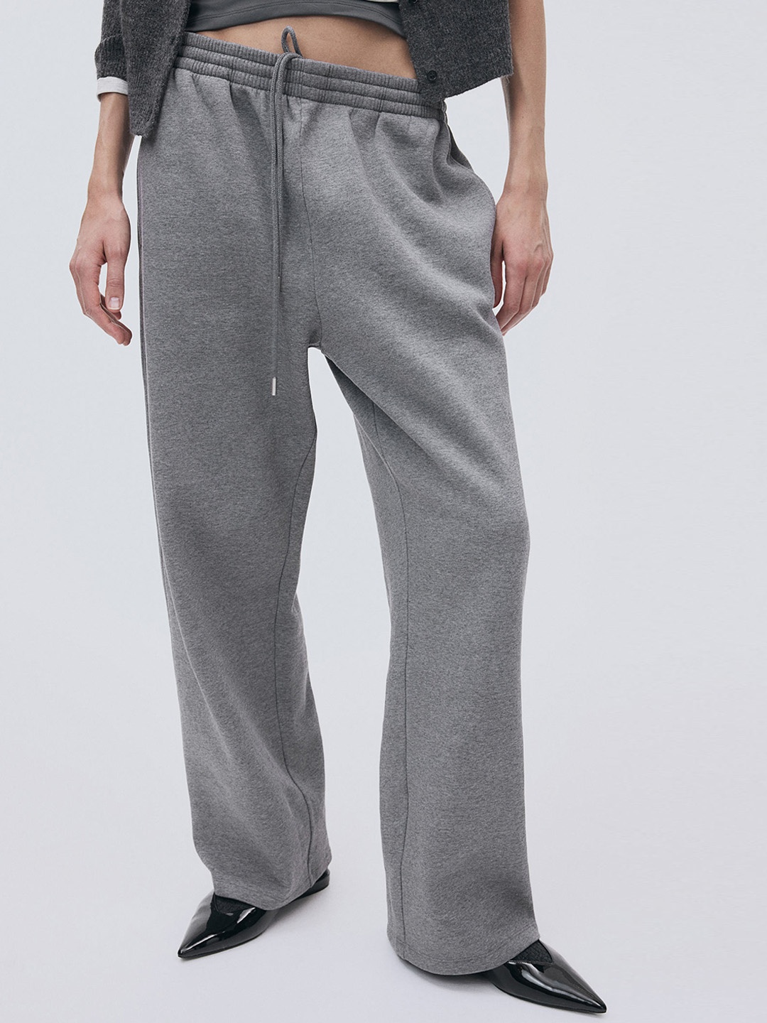 

H&M Women Sweatpants, Grey