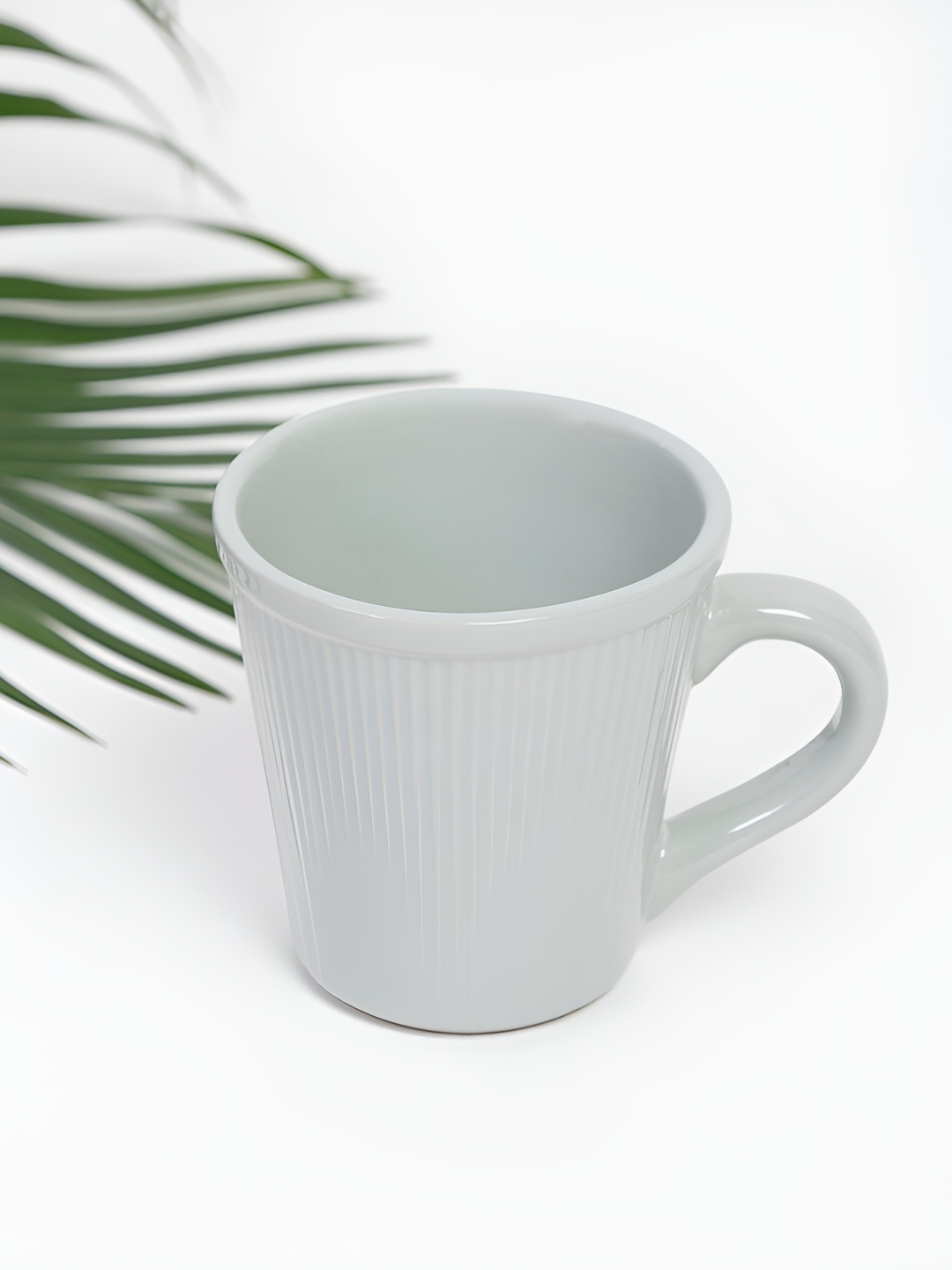 

Fabindia Grey Textured Ceramic Matte Mug 220 ml