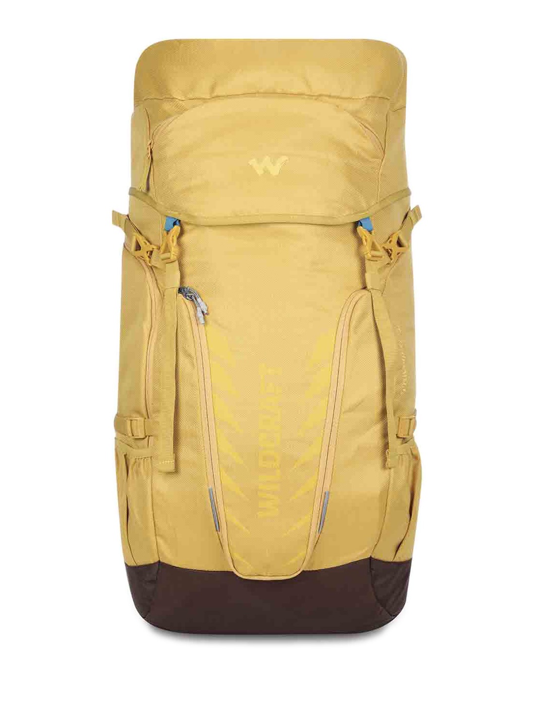 

Wildcraft Travel Pro 50 Unisex Brand Logo Printed Rucksack, Yellow