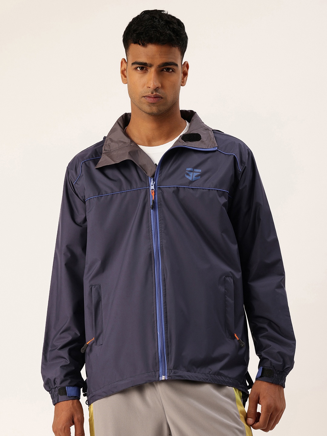 

Sports52 wear Hooded Reversible Rain Jacket, Blue