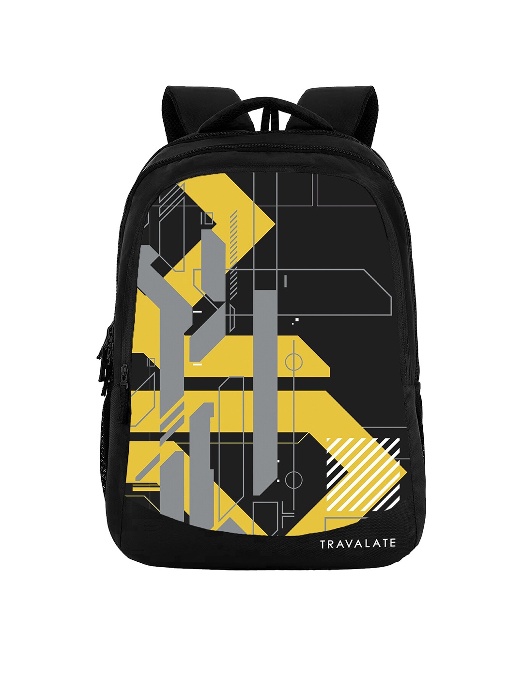 

TRAVALATE Unisex Graphic Printed Laptop Backpack, Yellow