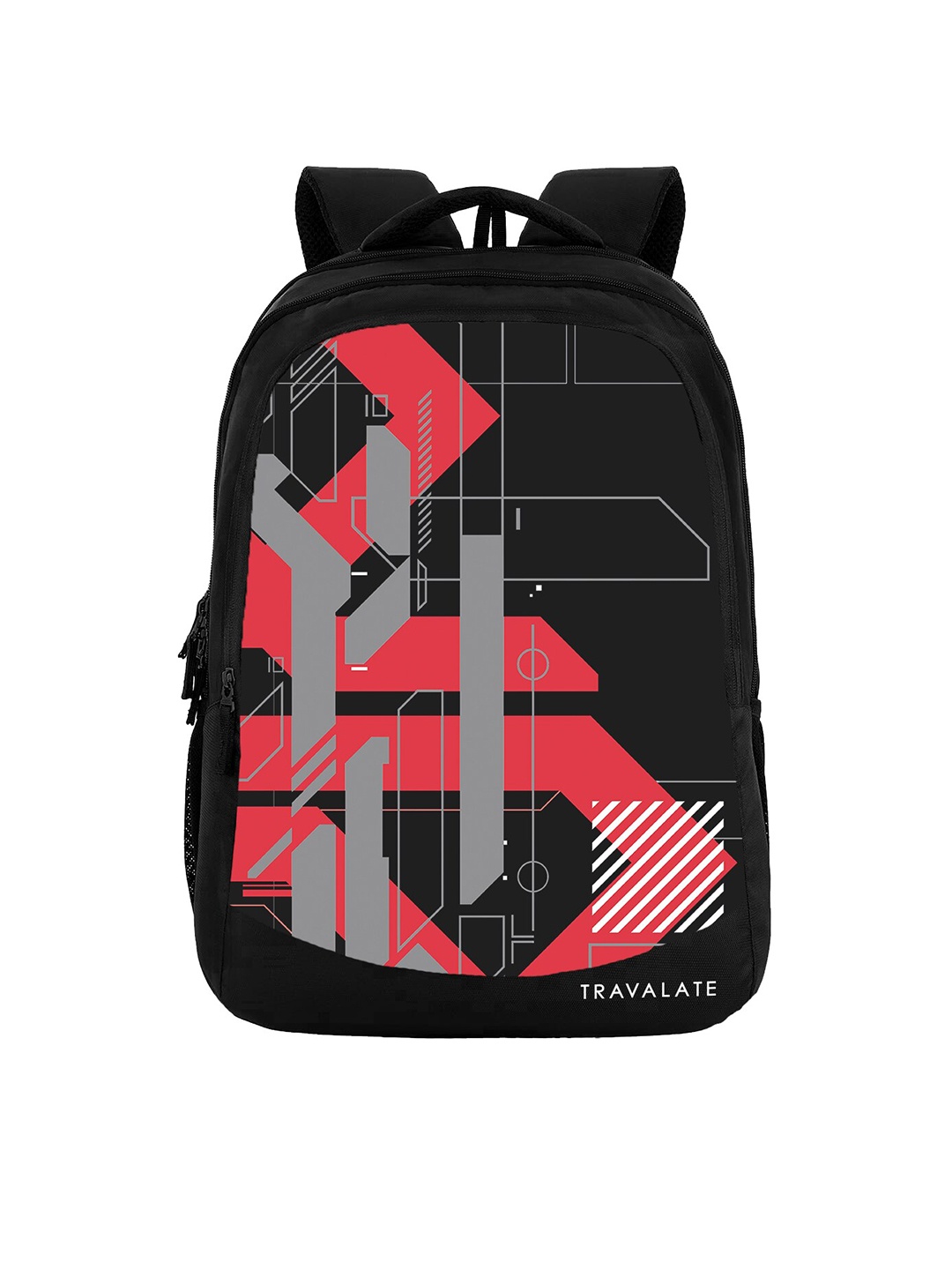 

TRAVALATE Unisex Graphic Printed Backpack - Up to 16 inch Laptop, Red