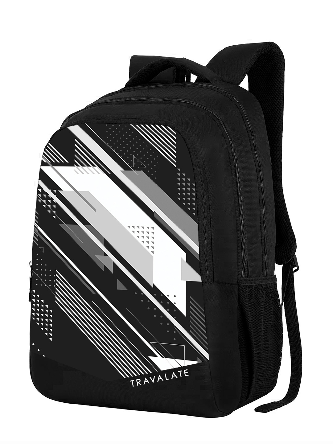 

TRAVALATE Unisex Graphic Backpack, White