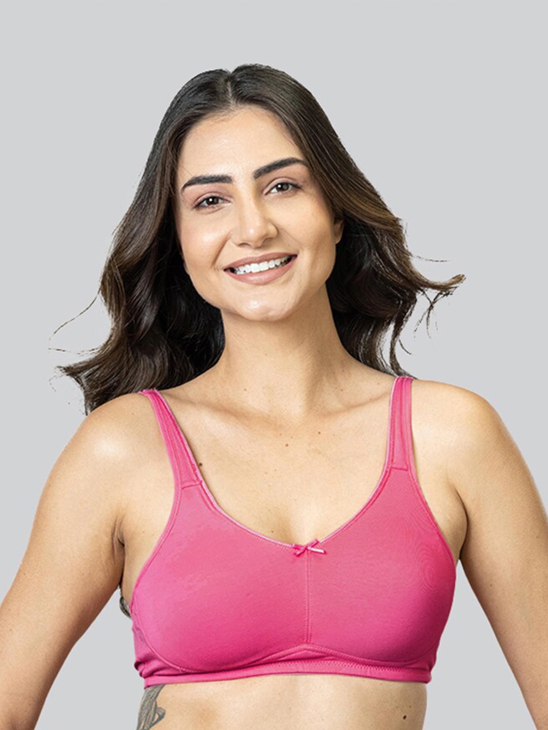 

LYRA Full Coverage Non Padded Everyday Bra with All Day Comfort, Fuchsia