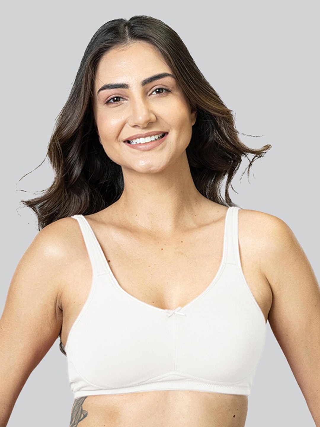 

LYRA Non Padded Full Coverage Secret Support Bra All Day Comfort, White