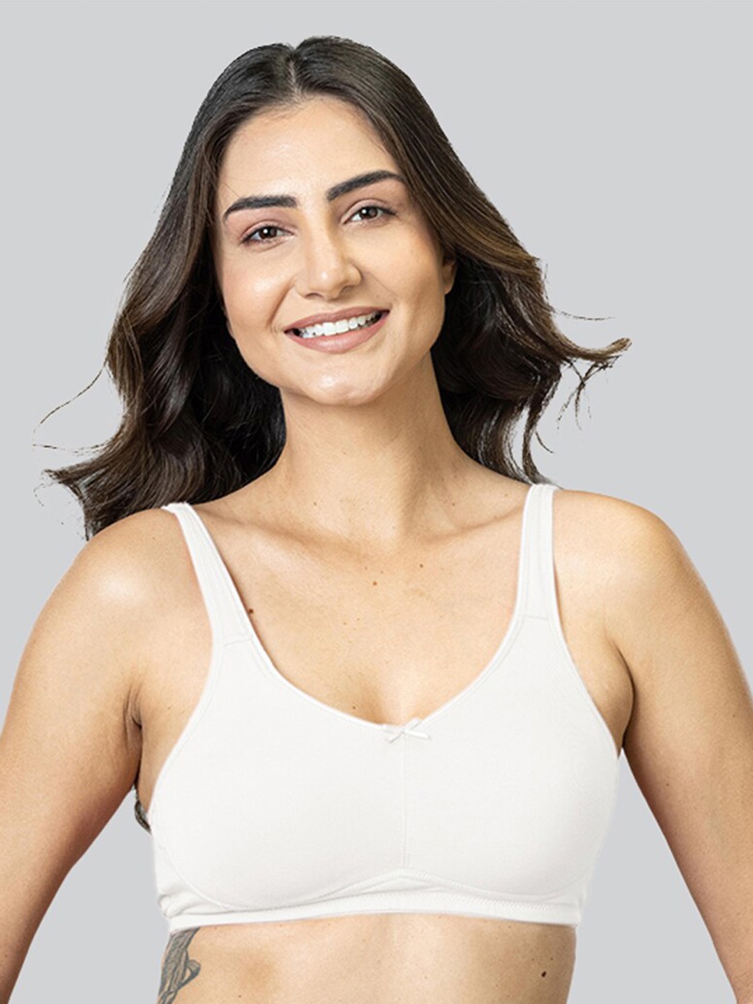 

LYRA Full Coverage Non Padded Everyday Bra with All Day Comfort, White