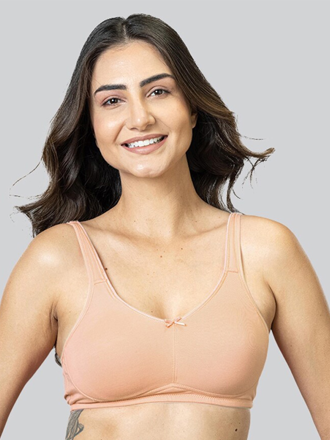 

LYRA Full Coverage Non Padded Everyday Bra with All Day Comfort, Beige