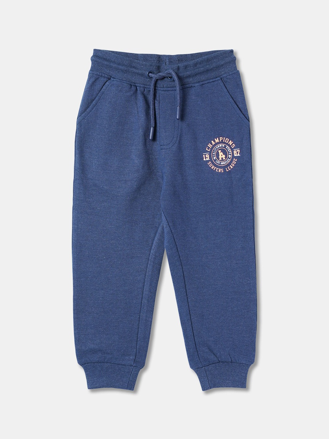 

R&B Boys Pure Cotton Joggers, Blue