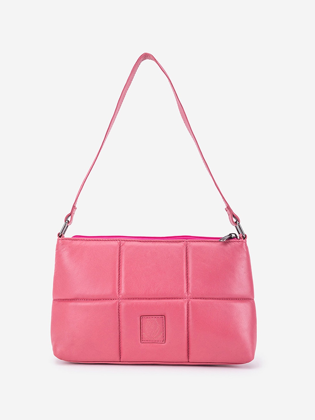 

Abelardo De Moda Leather Swagger Sling Bag with Quilted, Pink