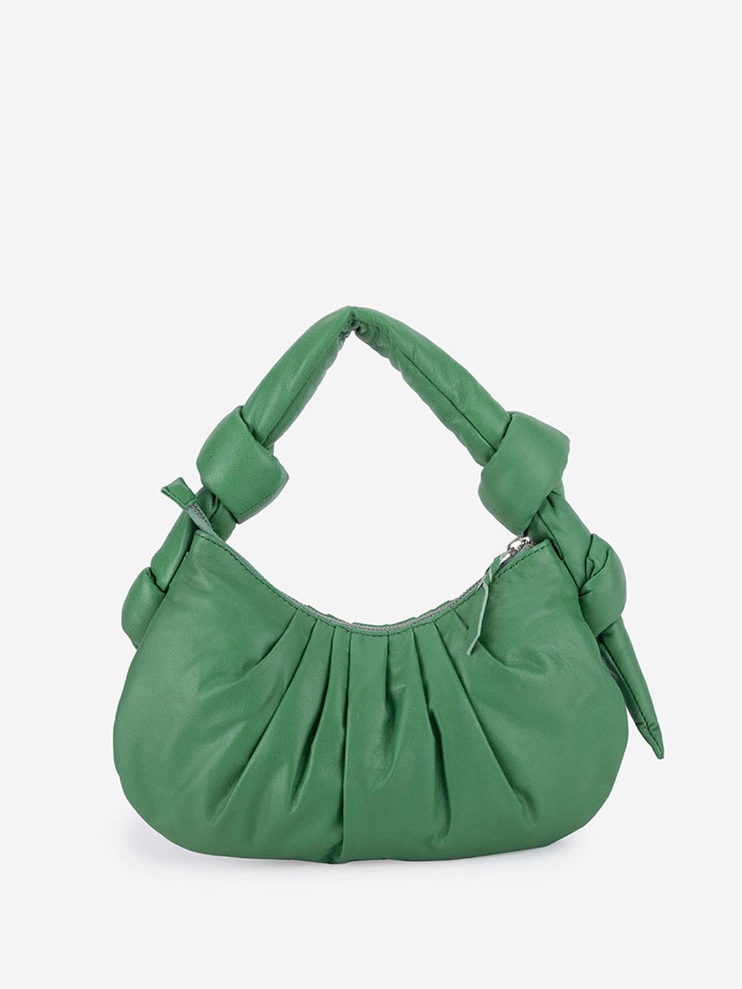 

Abelardo De Moda Leather Shopper Handheld Bag, Green