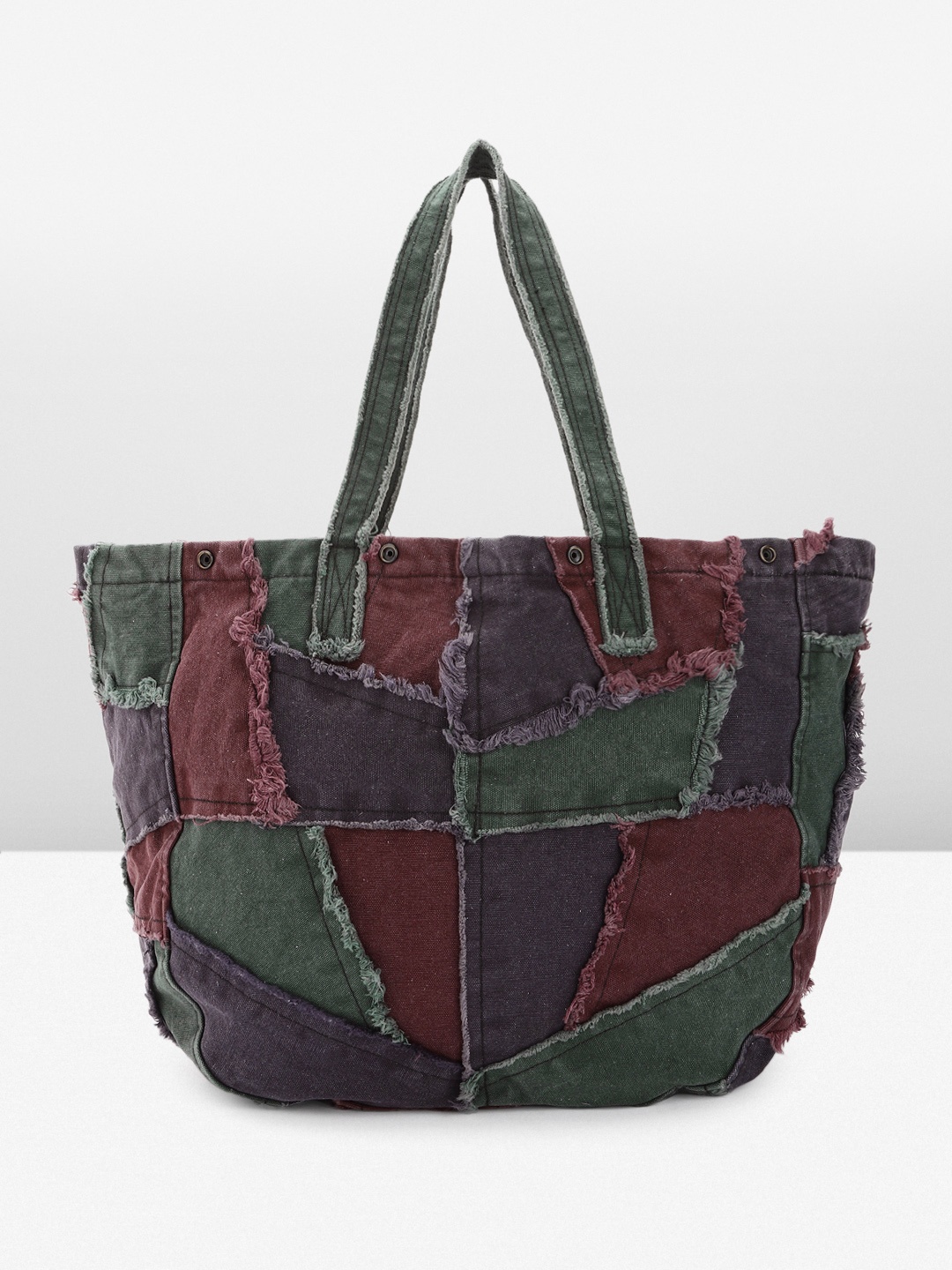 

Roadster Geometric Oversized Shopper Tote Bag, Multi