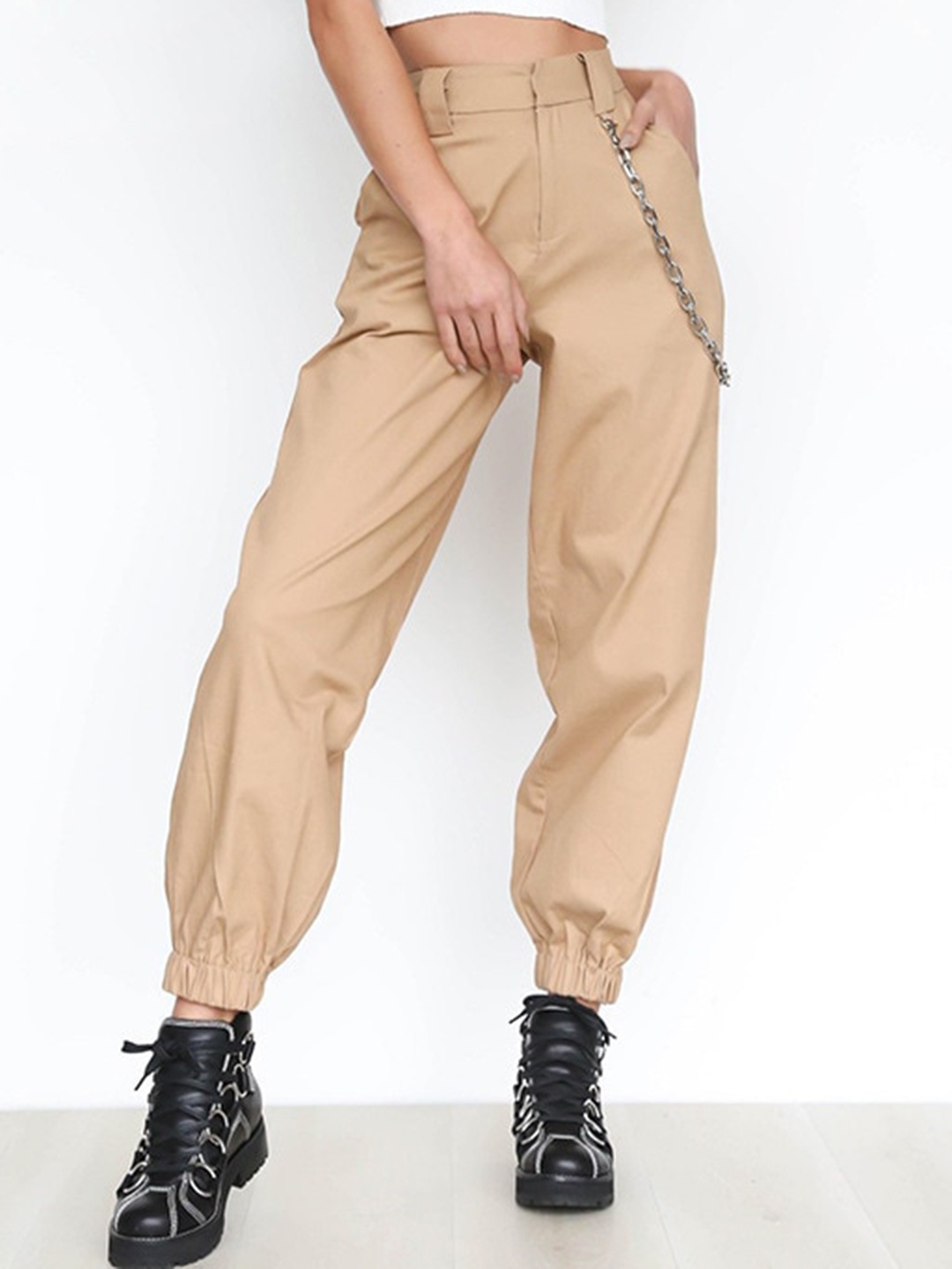 

StyleCast Women Mid-Rise Joggers, Khaki