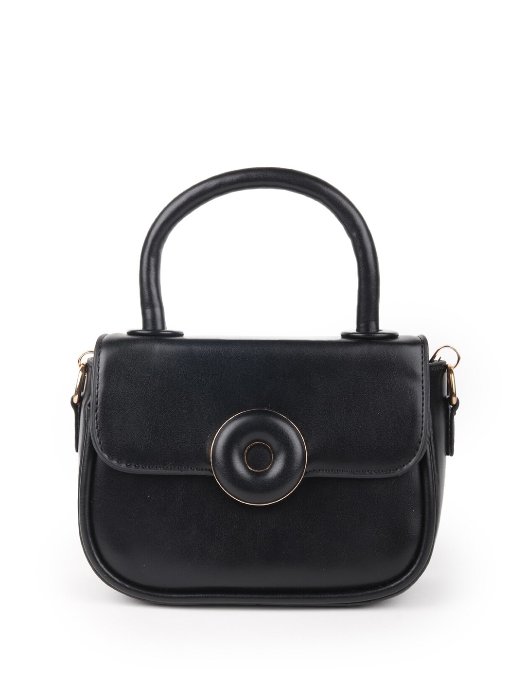 

ODETTE Solid Wrist Loop Purse Clutch, Black