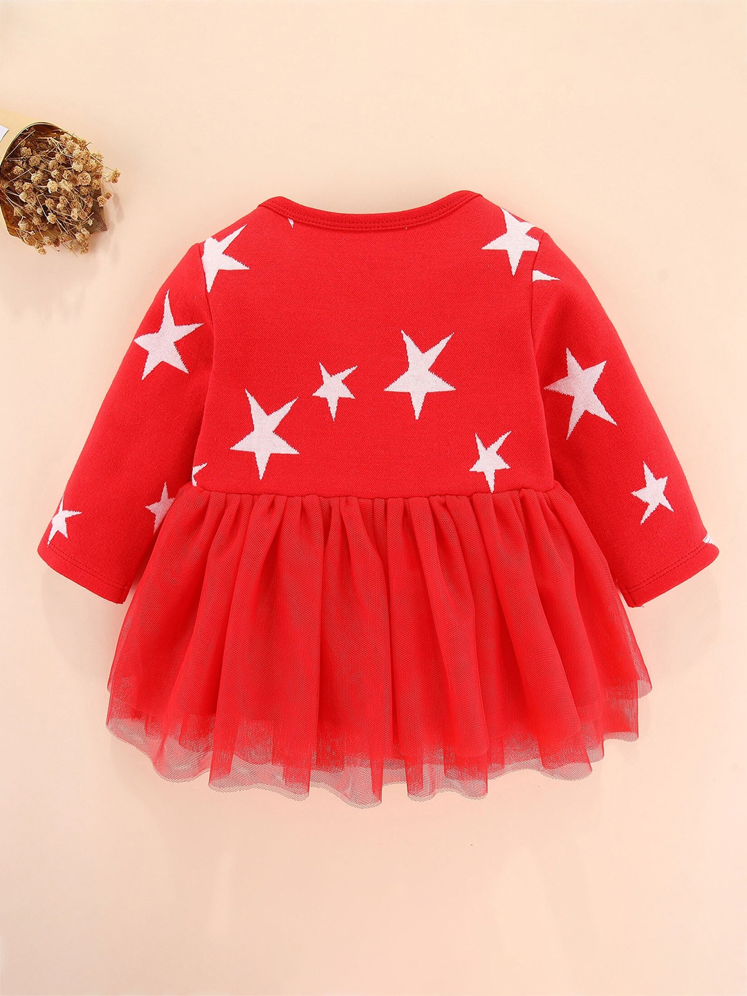 

StyleCast Infnats Girls Red Conversational Printed Fit & Flare Dress
