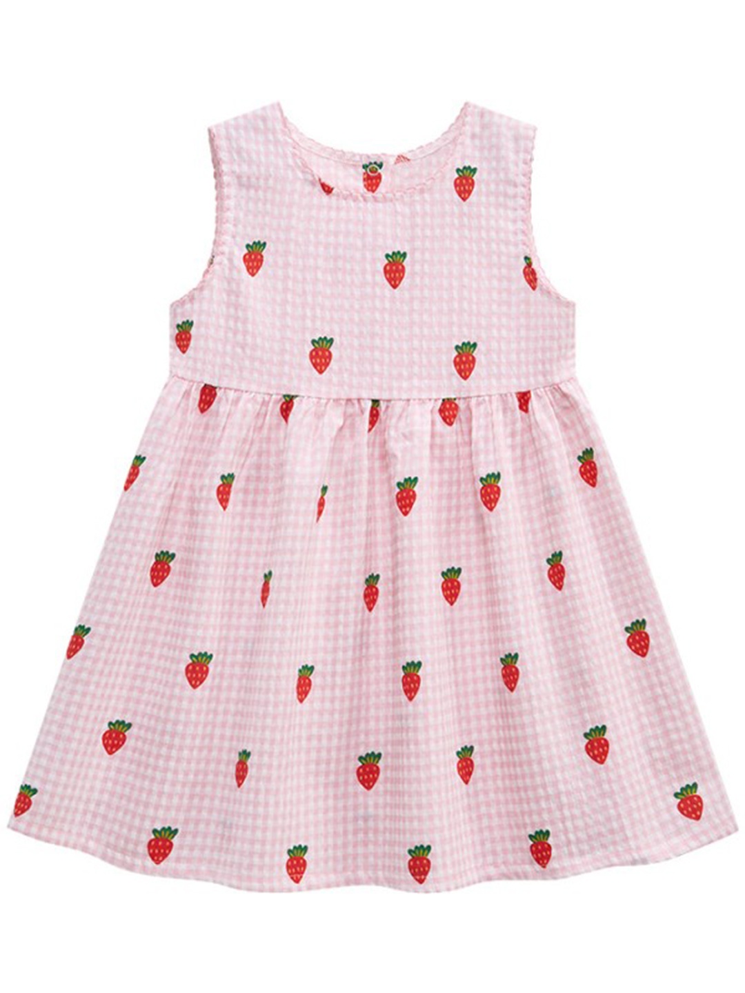 

StyleCast Pink Girls Conversational Printed Cotton Fit & Flare Dress