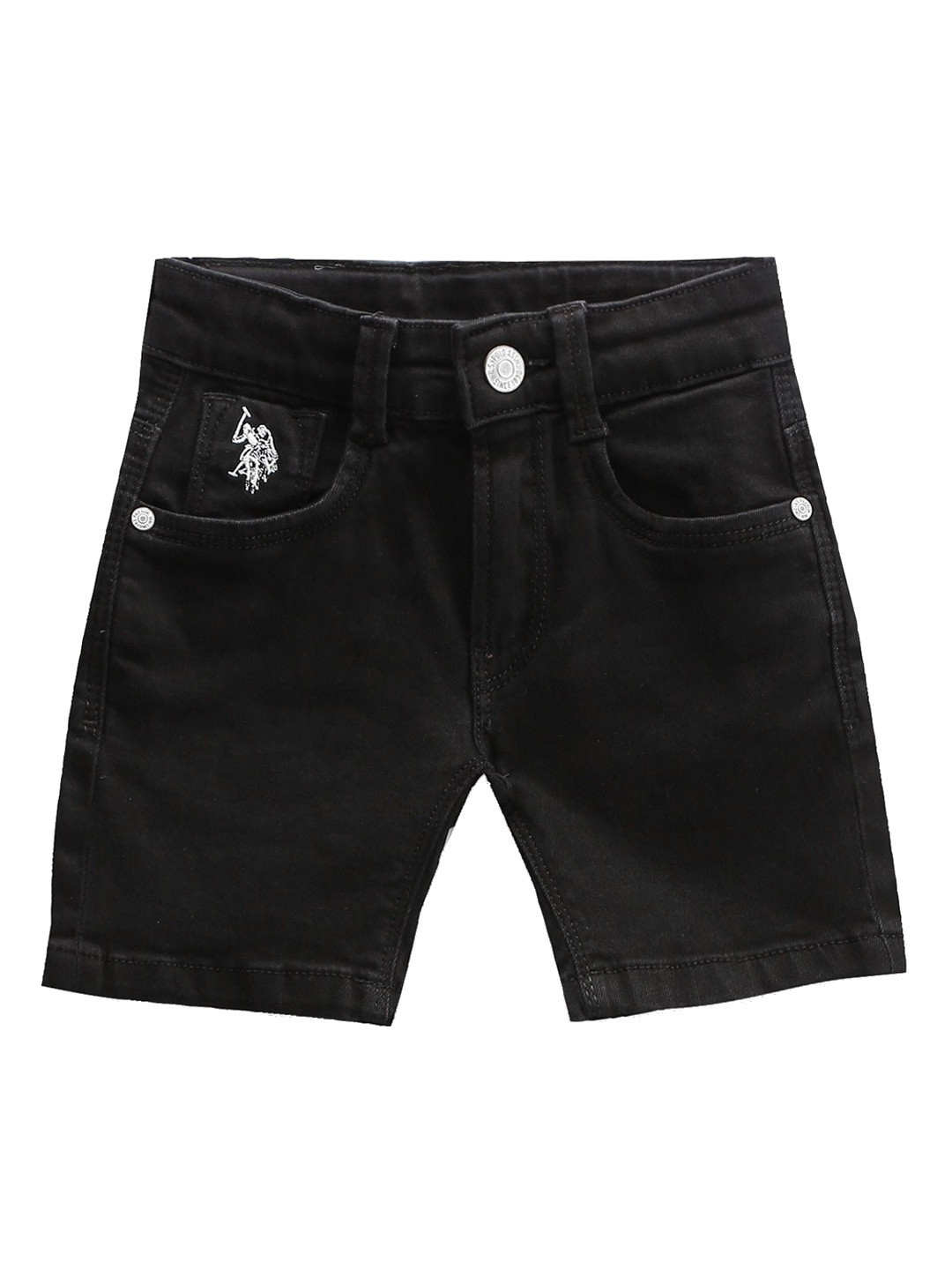 

U.S. Polo Assn. Kids Boys Denim Shorts, Black