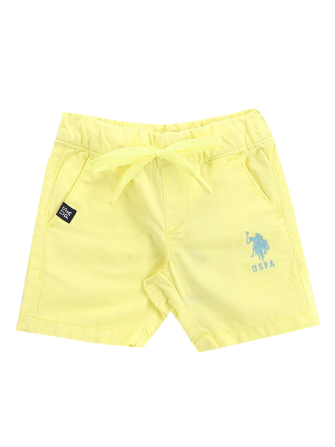 

U.S. Polo Assn. Kids Boys Pure Cotton Shorts, Yellow