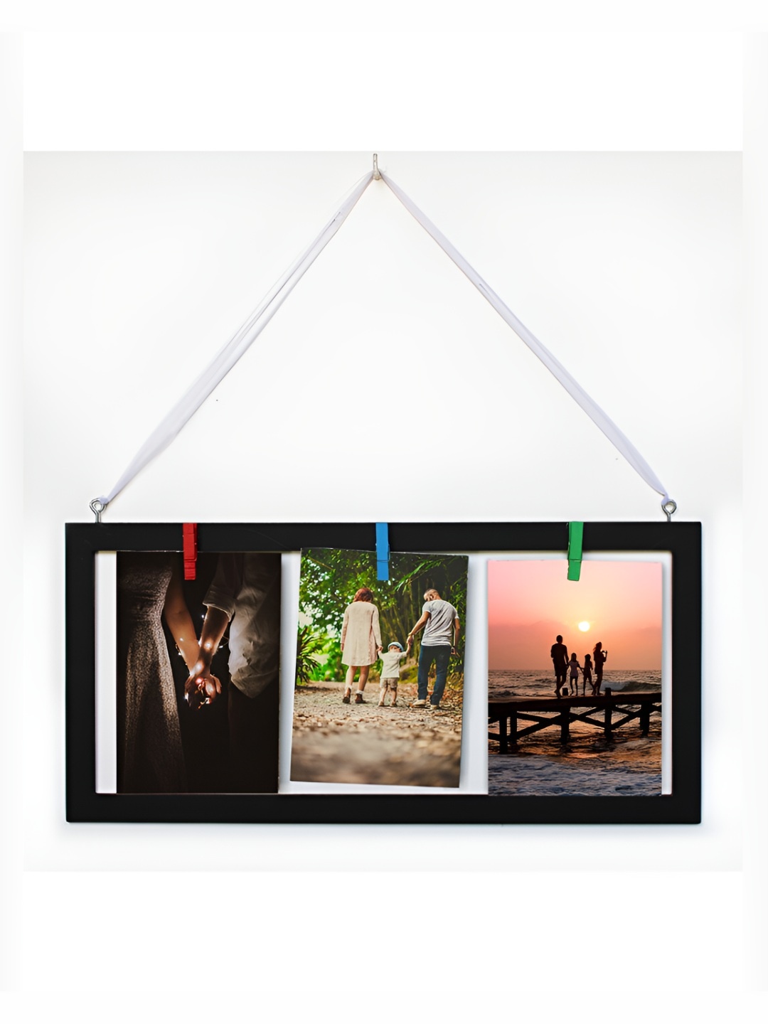 

VAH Kya Bat Hai !! Black and Green 3 Pieces Wooden Wall Hanging Photo Frame