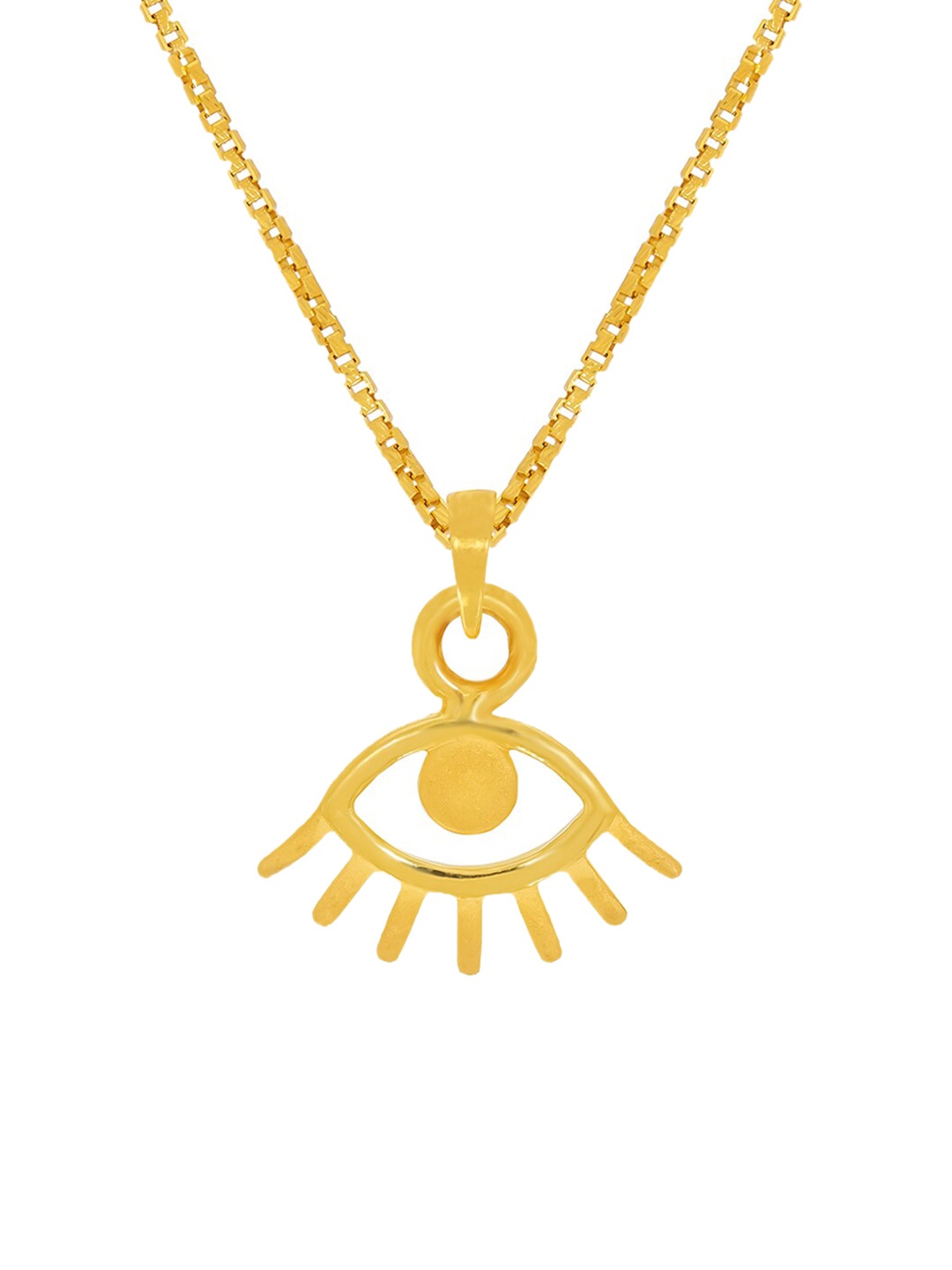 

BHIMA 22KT Gold Eye Pendant- 0.75cm