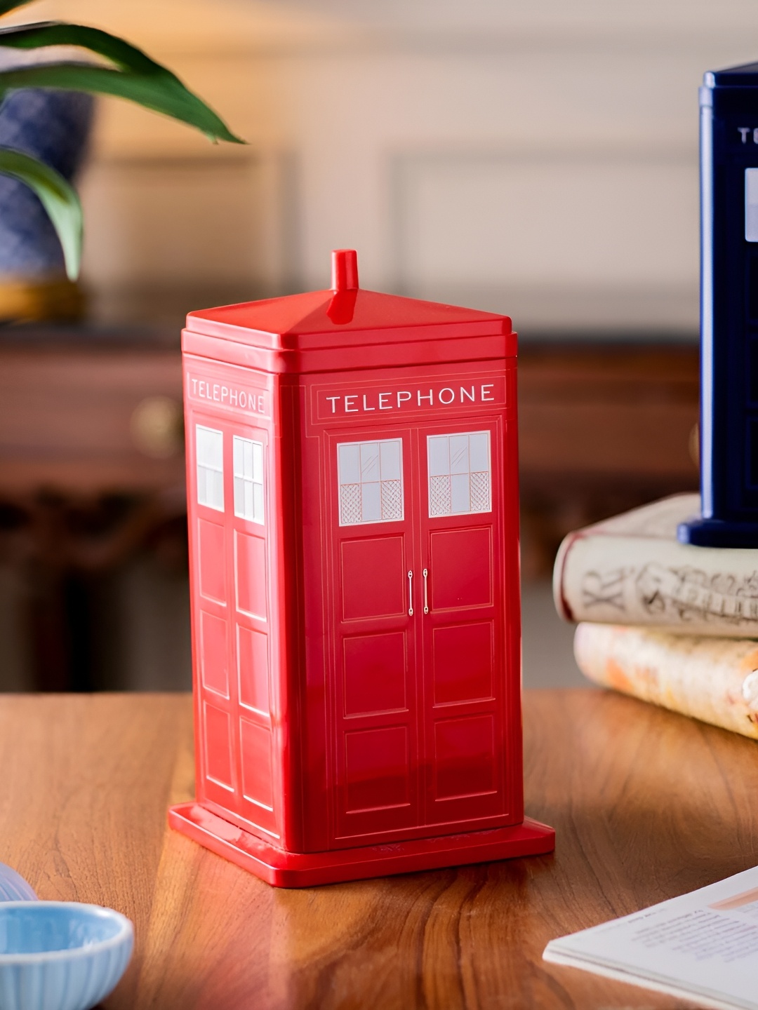 

THEDECORKART Red Metal Food Container