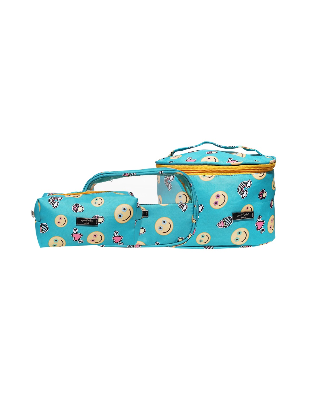 

Pigment Play X Emoji Sunny Days Ahead Travel Bags - 3-Pcs, Blue