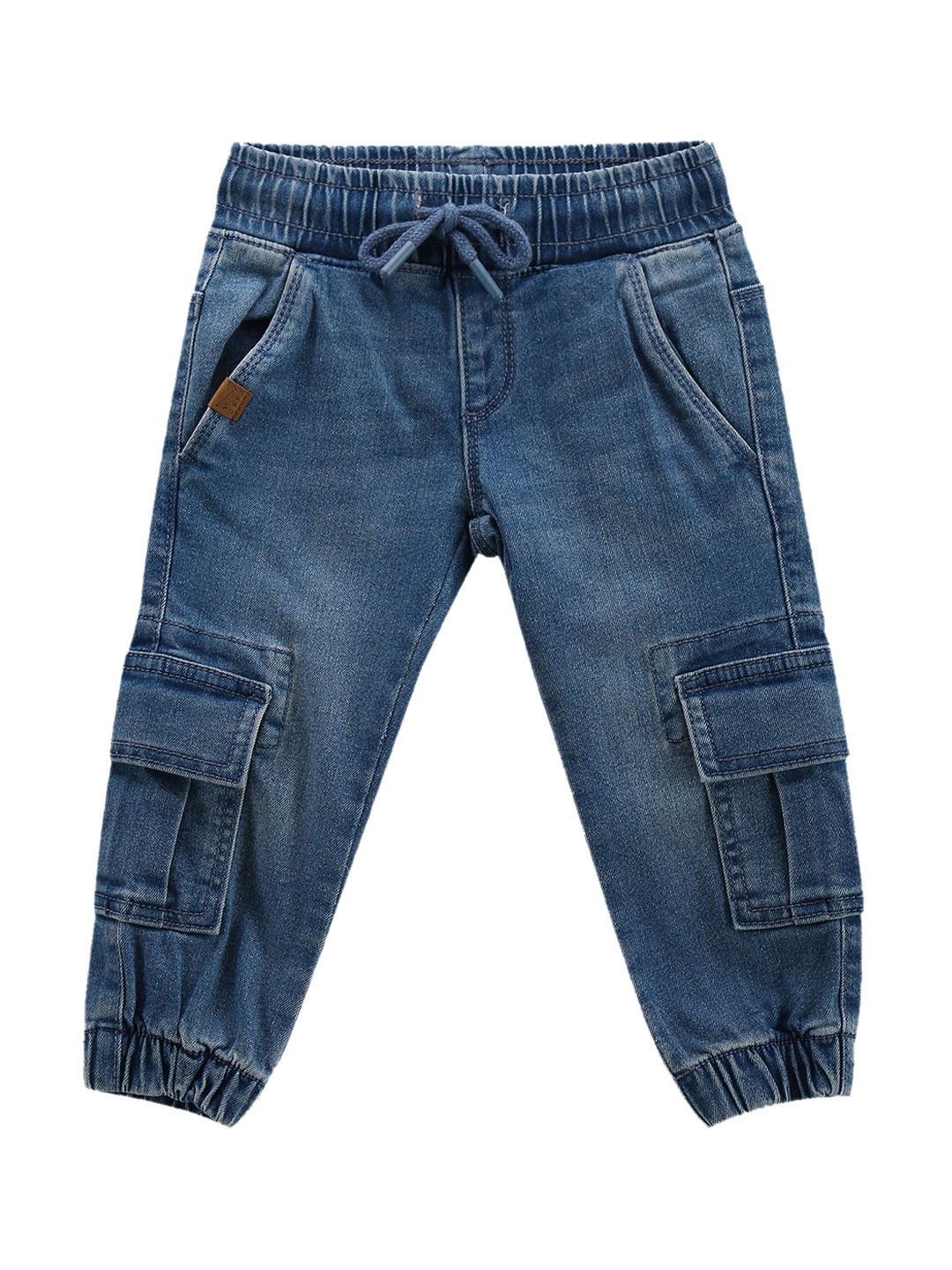 

U.S. Polo Assn. Kids Boys Classic Slim Fit Clean Look Light Fade Stretchable Jeans, Blue