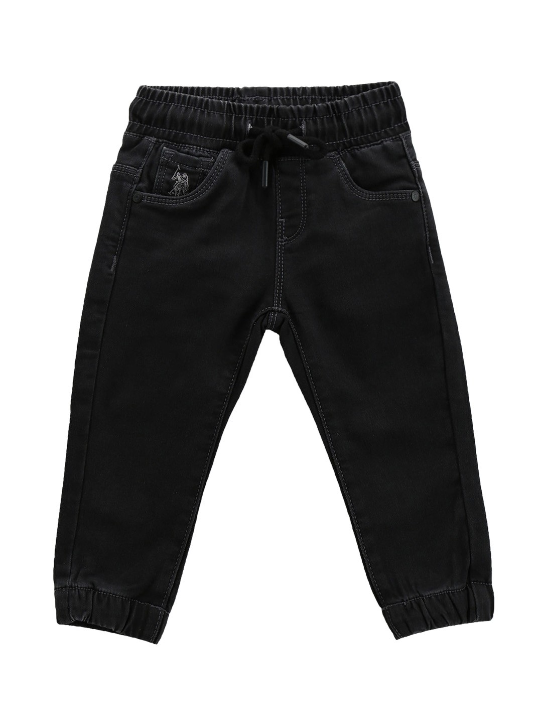 

U.S. Polo Assn. Kids Boys Classic Slim Fit Stretchable Jeans, Black