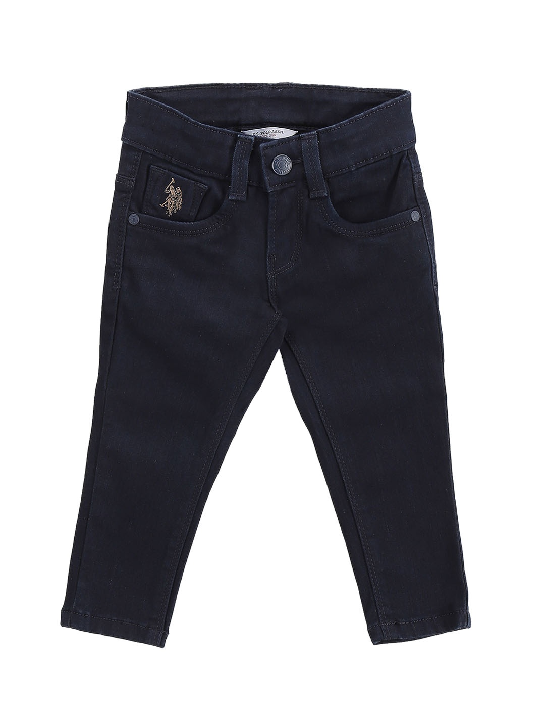 

U.S. Polo Assn. Kids Boys Classic Skinny Fit Clean Look Stretchable Jeans, Blue