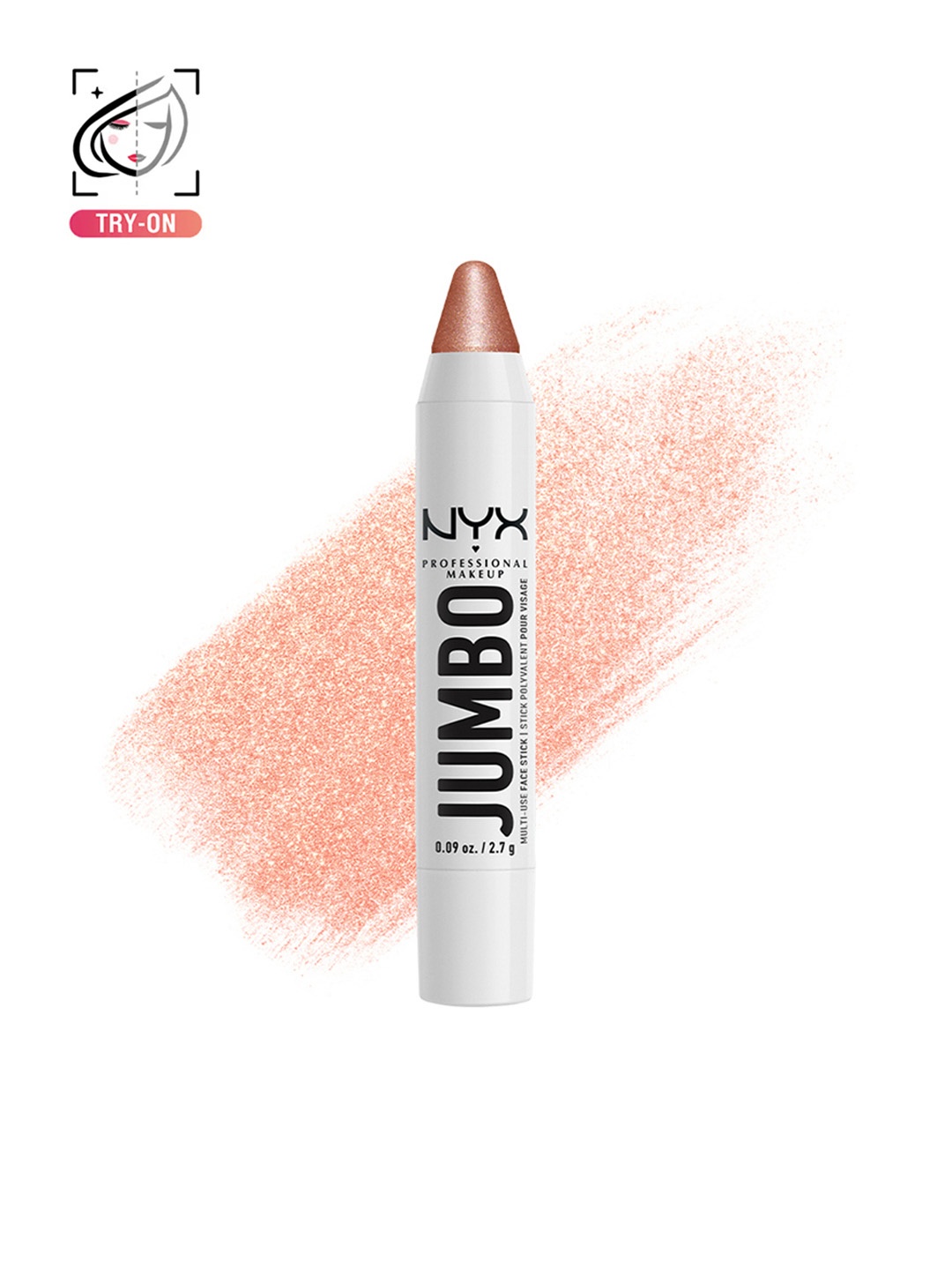 

NYX PROFESSIONAL MAKEUP Jumbo Multi-Use Face Sticks Highlighter 2.7 g - Coconut Cake, Peach