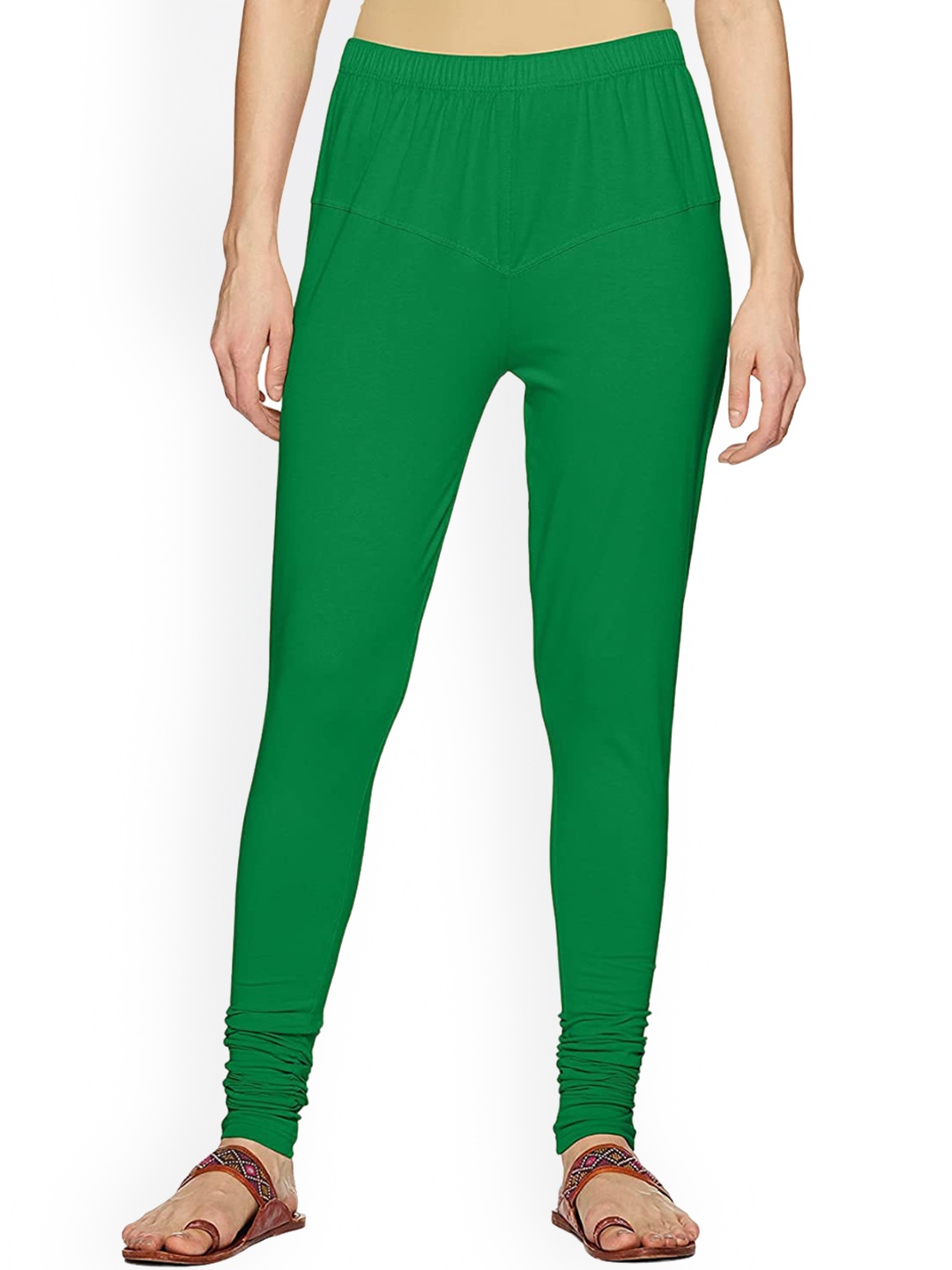 

BAESD Skinny-Fit Churidar-Length Leggings, Green