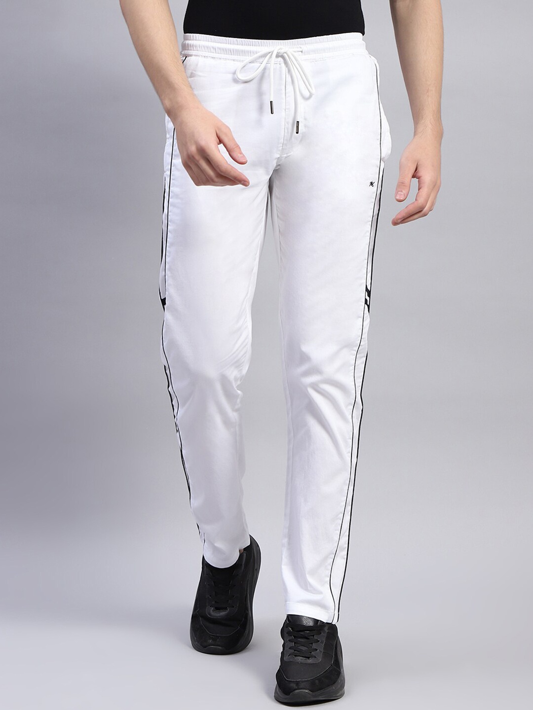 

Monte Carlo Men Low Rise Regular Fit Track Pants, White