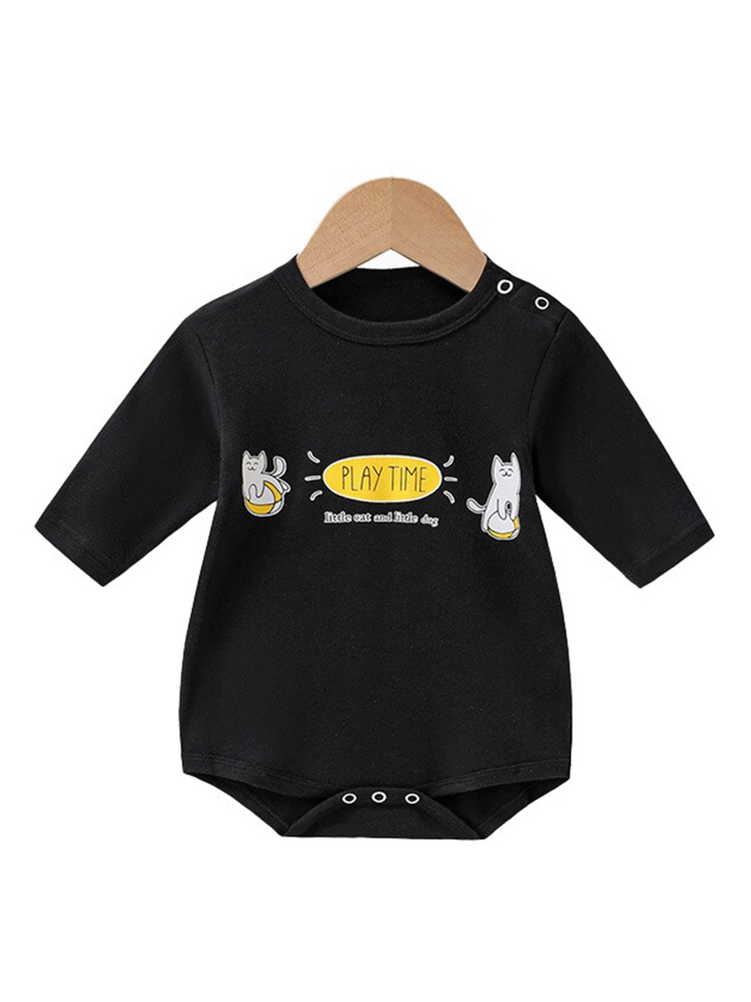 

StyleCast Kids-Boys Printed Rompers, Black