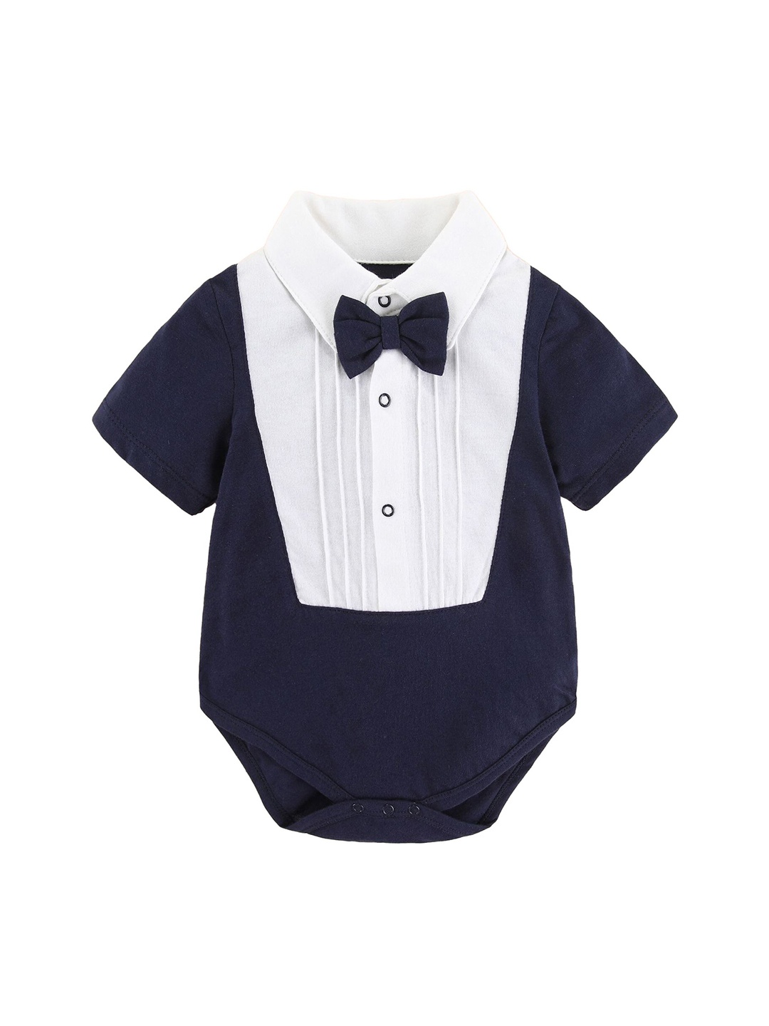 

StyleCast Kids-Boys Solid Rompers, Navy blue