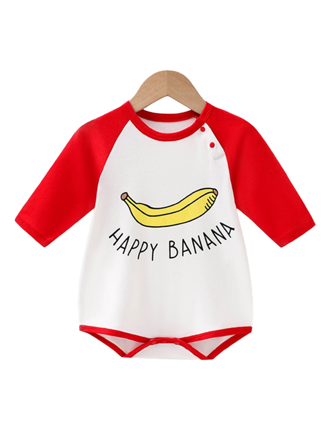 

StyleCast Kids-Girls Printed Happy Banana Rompers, Red