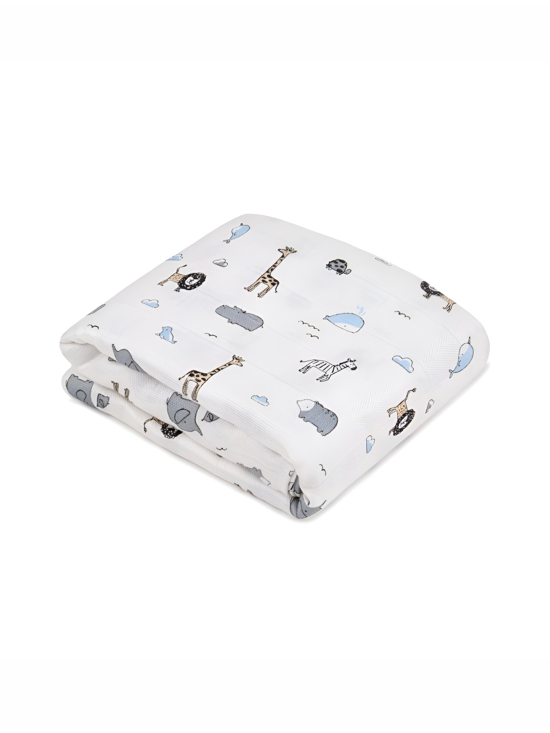 

MUSH Grey Cartoon Characters 150 GSM Single Bed Blanket