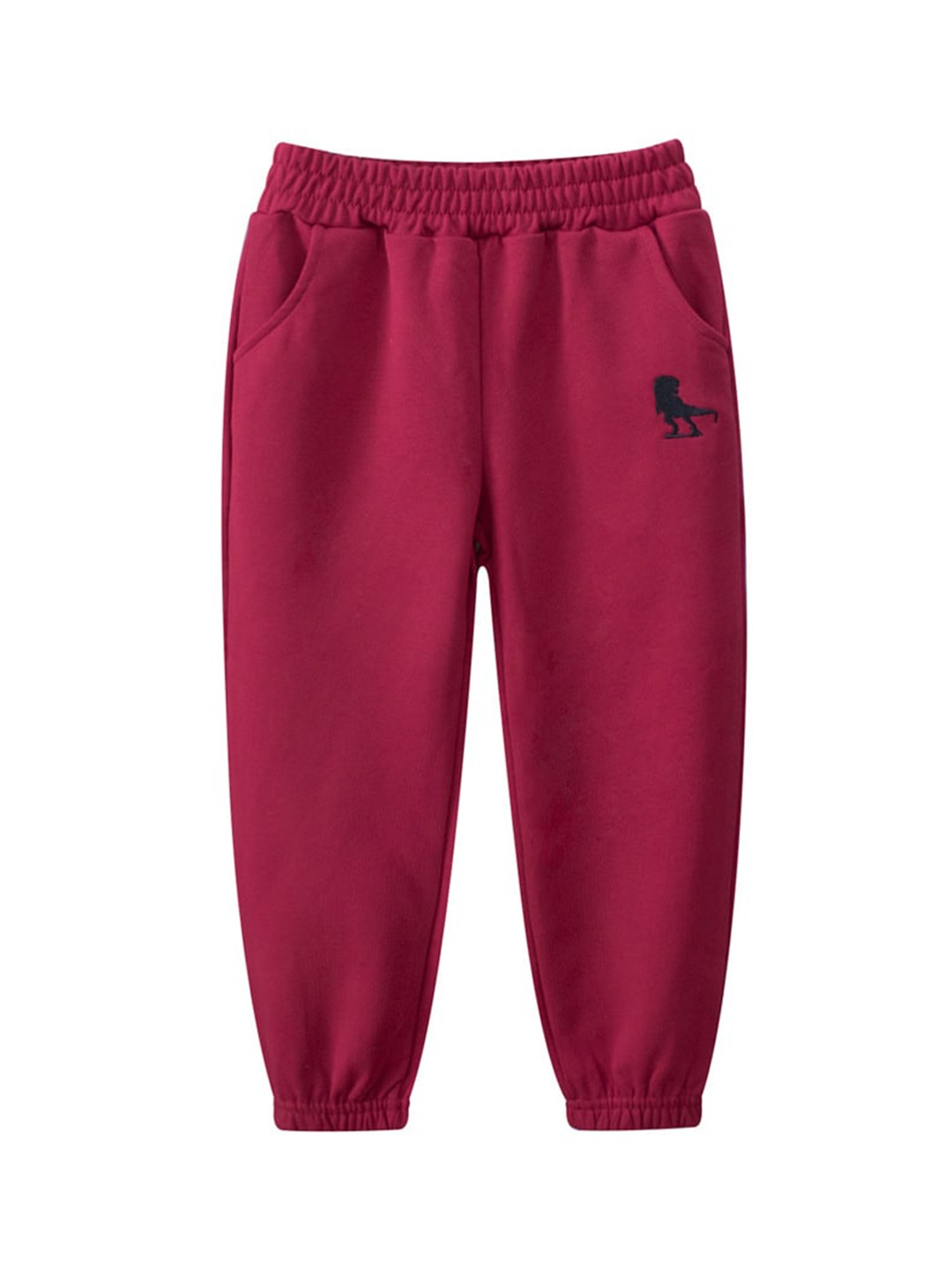 

StyleCast Boys Maroon High-Rise Easy Wash Cotton Joggers