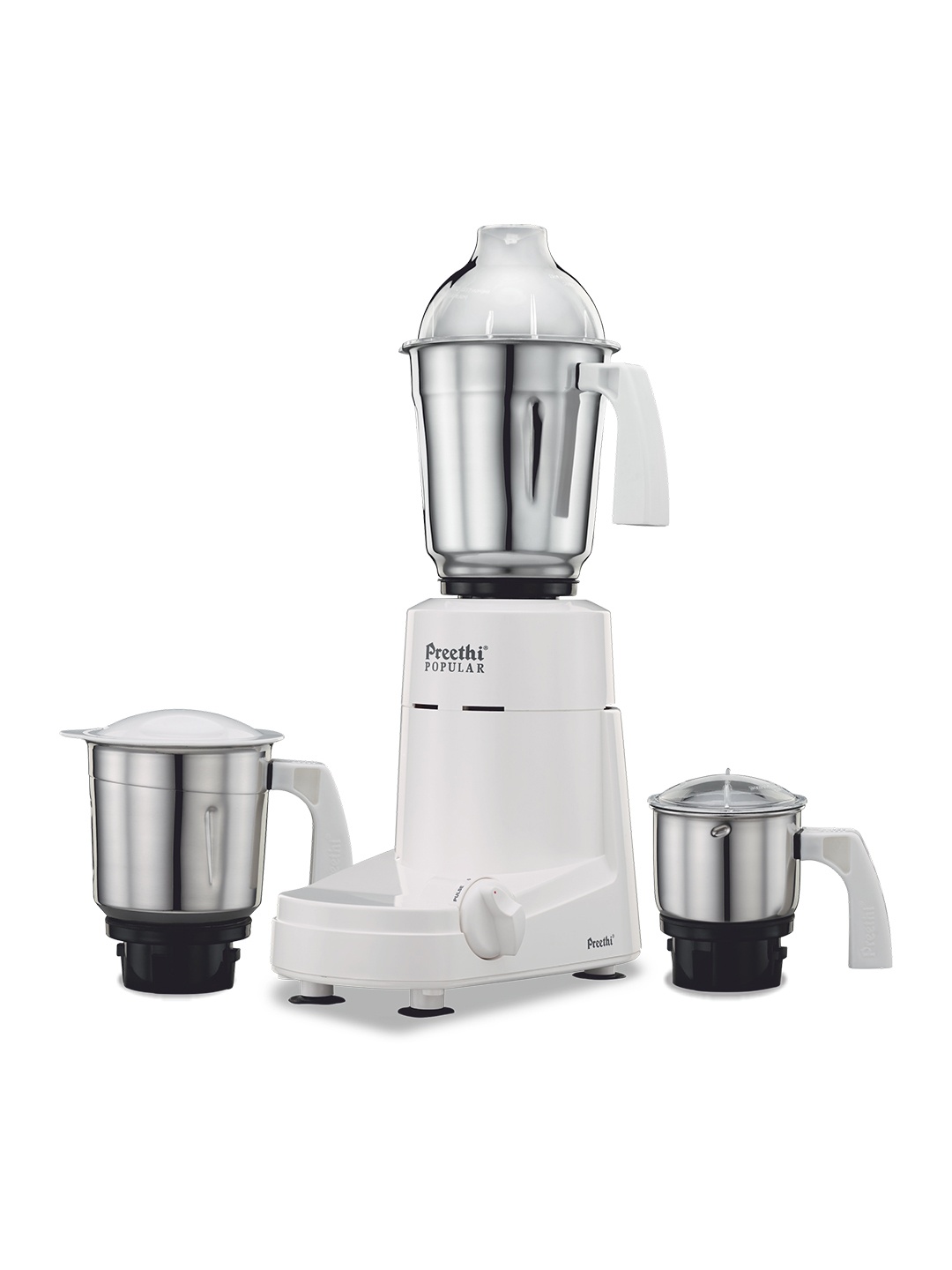 

Preethi Popular MG 142 750-Watt Mixer Grinder with 3 Jars, White