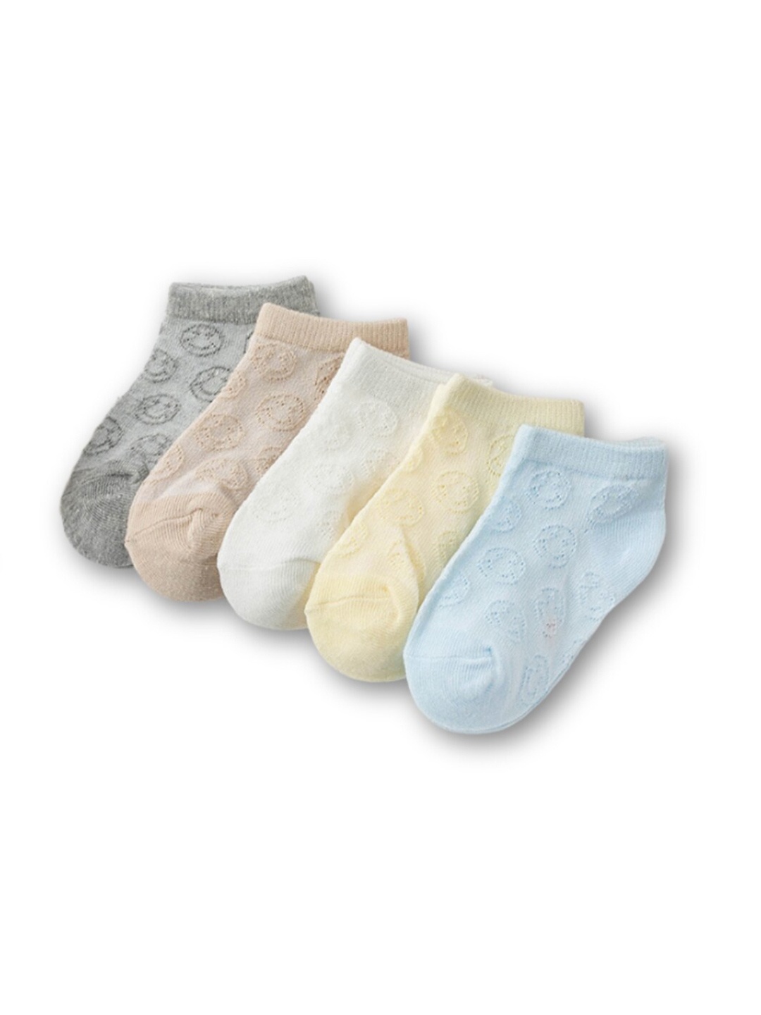 

iSWEVEN Kids Pack of 5 Ankle Length Socks, Multi