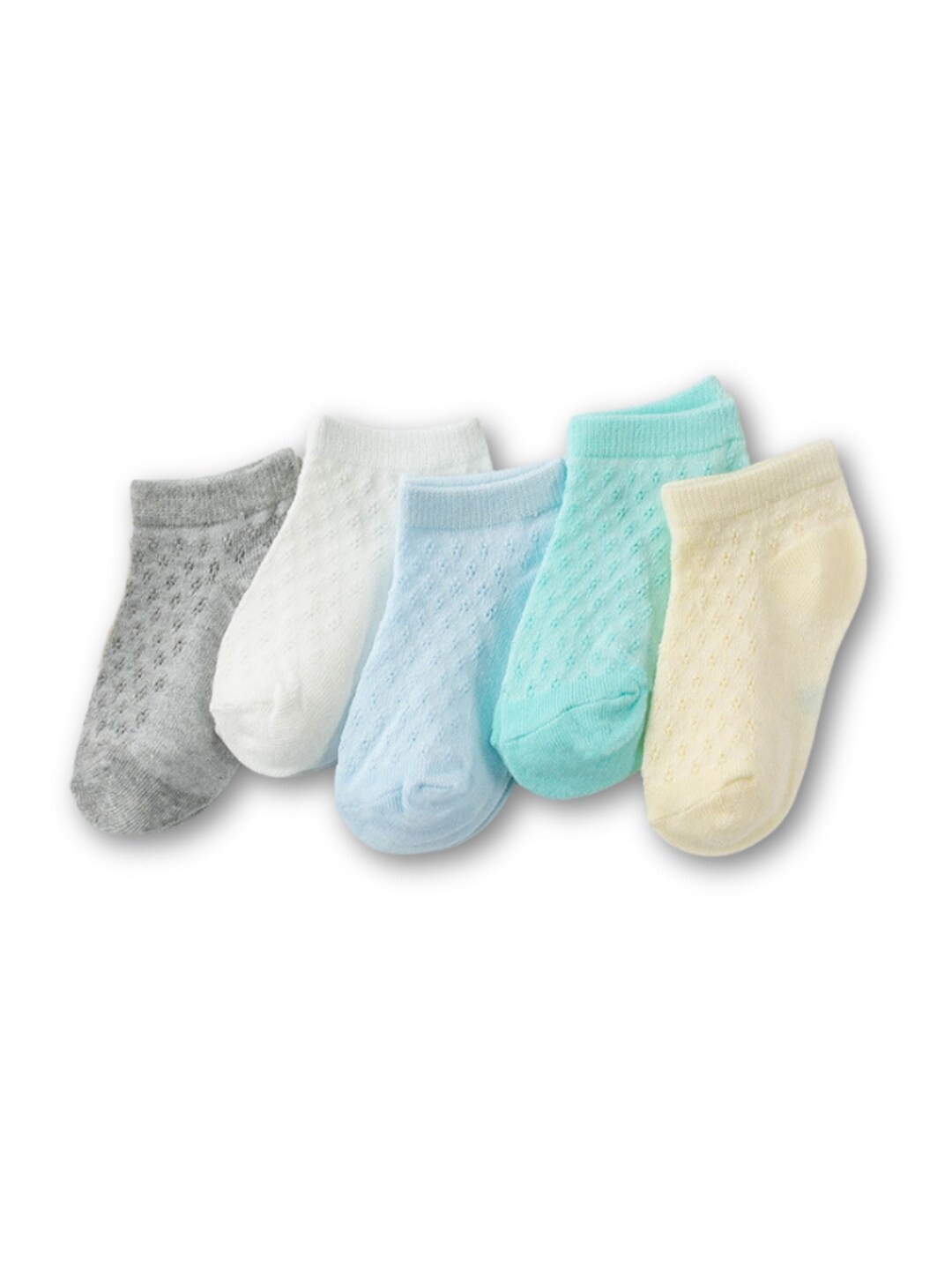 

iSWEVEN Unisex Kids Pack Of 5 Self Design Ankle-Length Socks, Multi