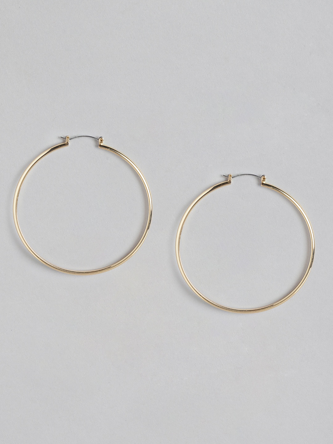 

Forever New Women Gold-Plated Circular Hoop Earrings
